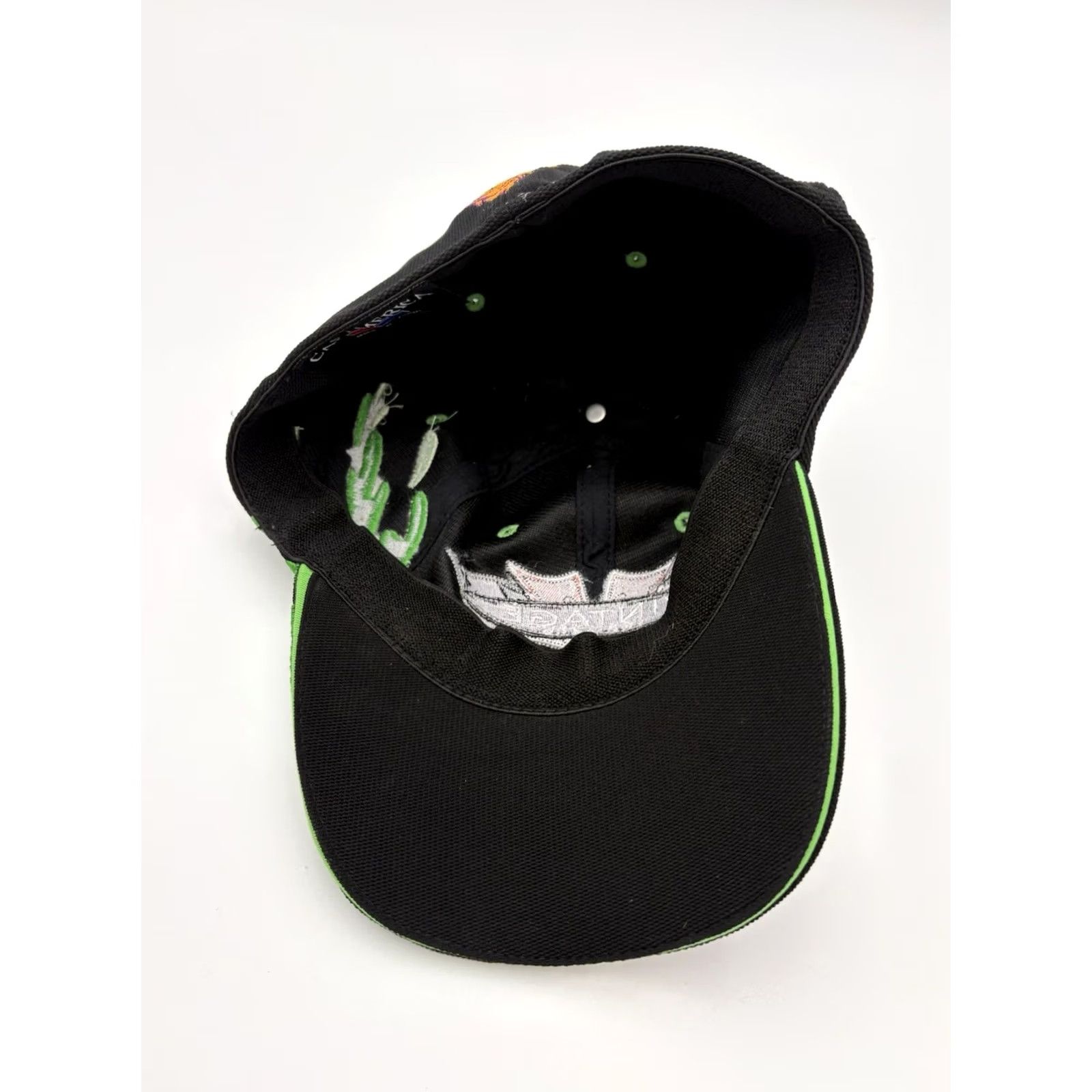 Vintage VINTAGE Cap America Trucker Hat OSFM Black Green Embroidered Trailers Cap America Mens Womens Boys Girls Size ONE SIZE - 5 Thumbnail