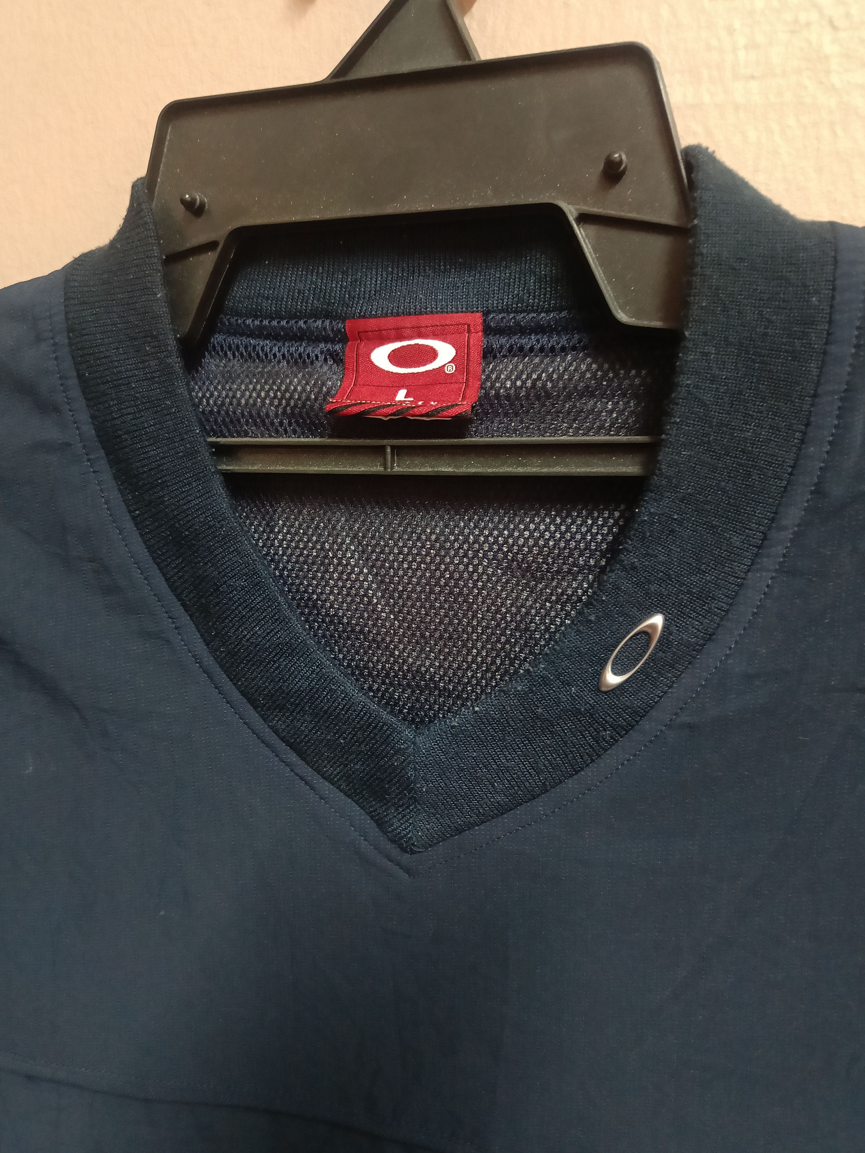 Oakley × Vintage Iconic Vtg OAKLEY Metallic Logo Stretched Tech Jacket Size US XL / EU 56 / 4 - 4 Thumbnail