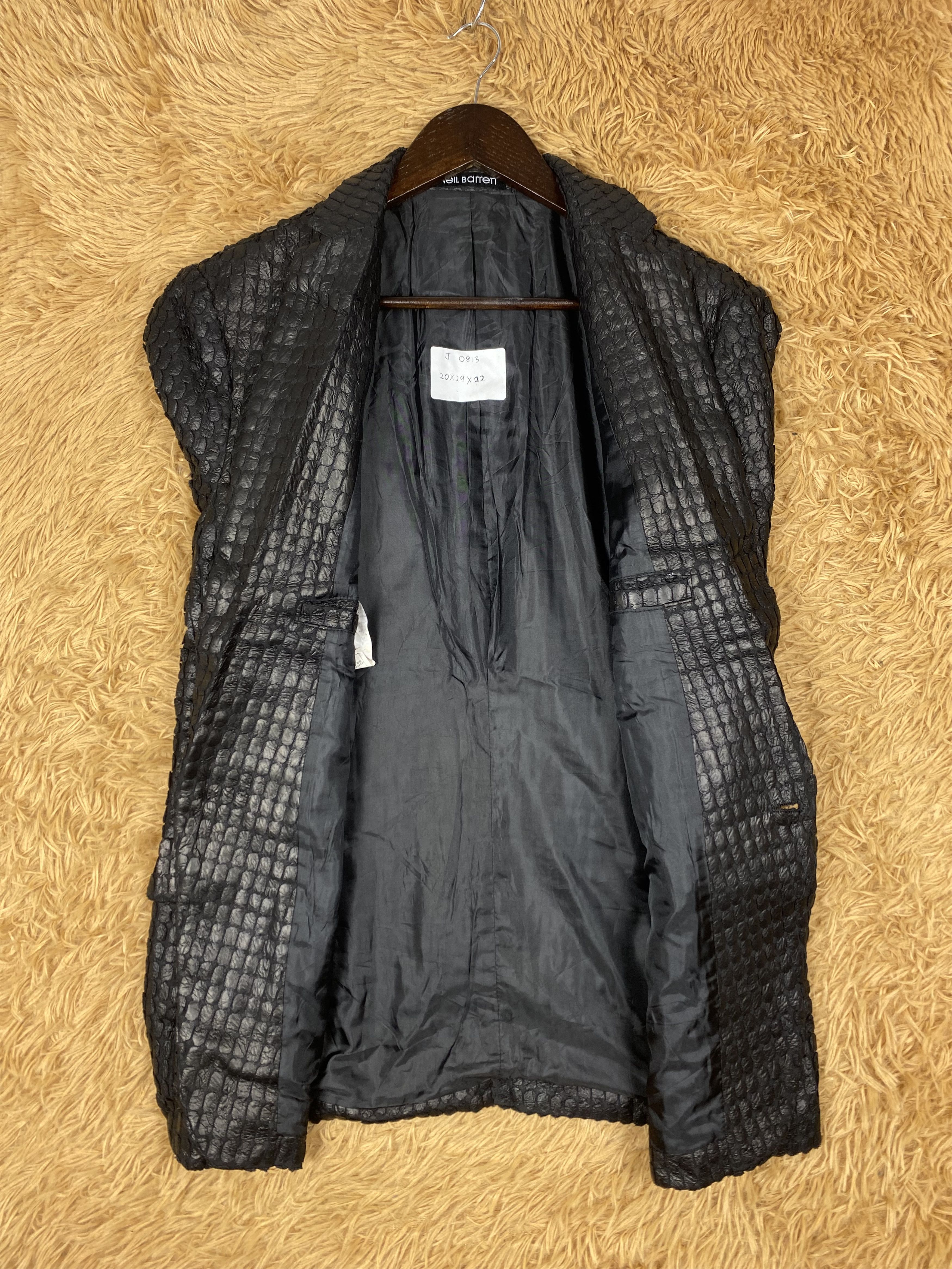 Neil Barrett Vintage Neil Barret Leather Jacket DJ0813 Size US XXL / EU 58 / 5 - 6 Thumbnail