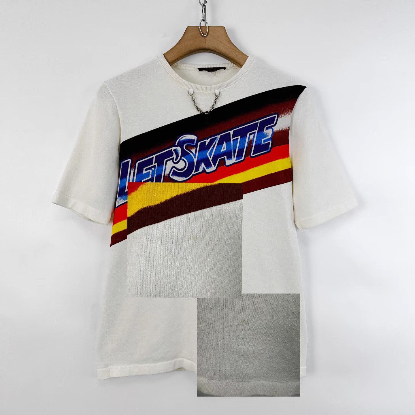 Louis Vuitton Louis Vuitton Chest Chain Letter Print Short Sleeve K12 Size US S / EU 44-46 / 1 - 5 Thumbnail