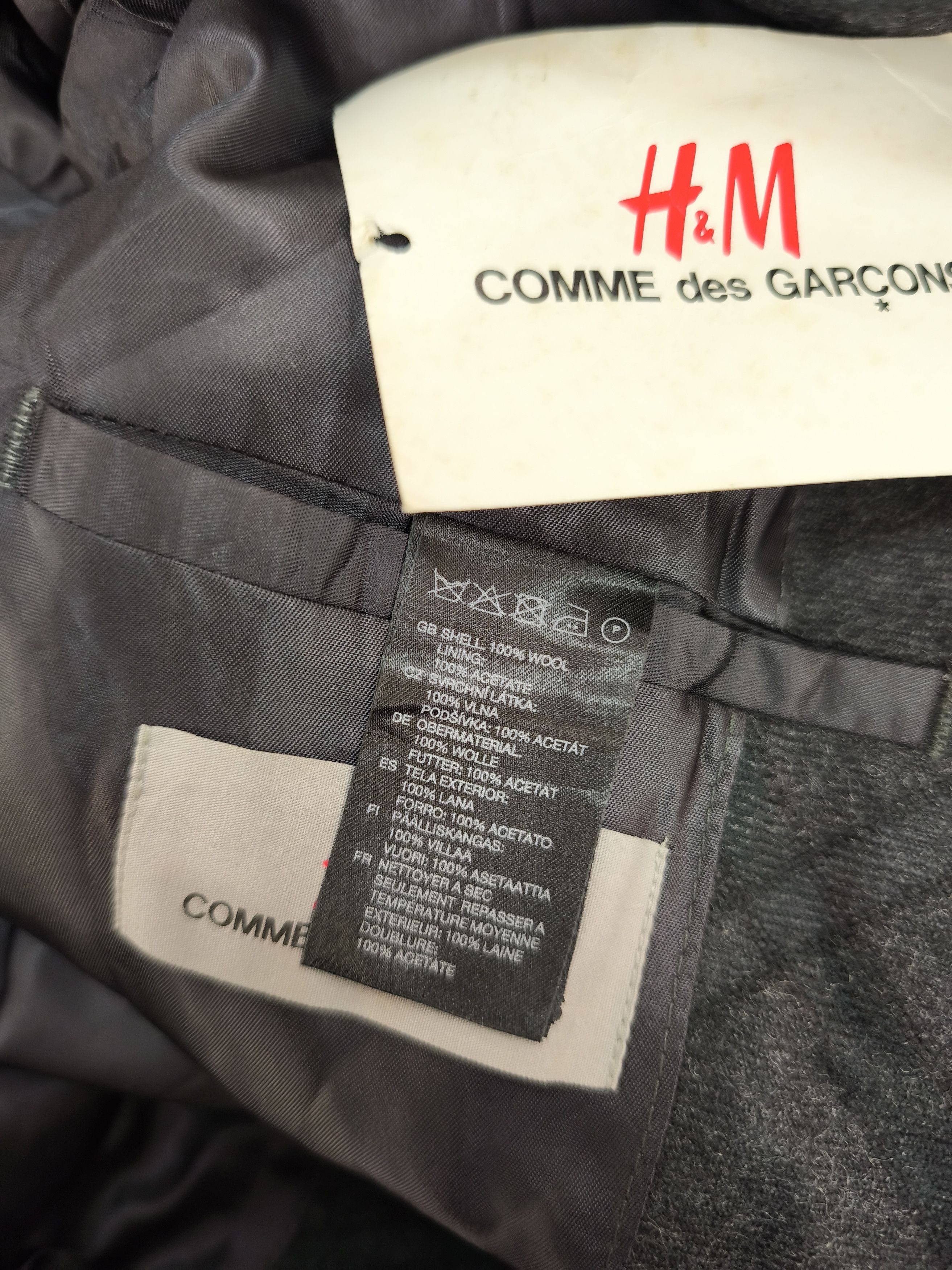 Comme des Garcons × H&M H&M x Comme des Garcons Checked Blazer Size 40R - 8 Thumbnail