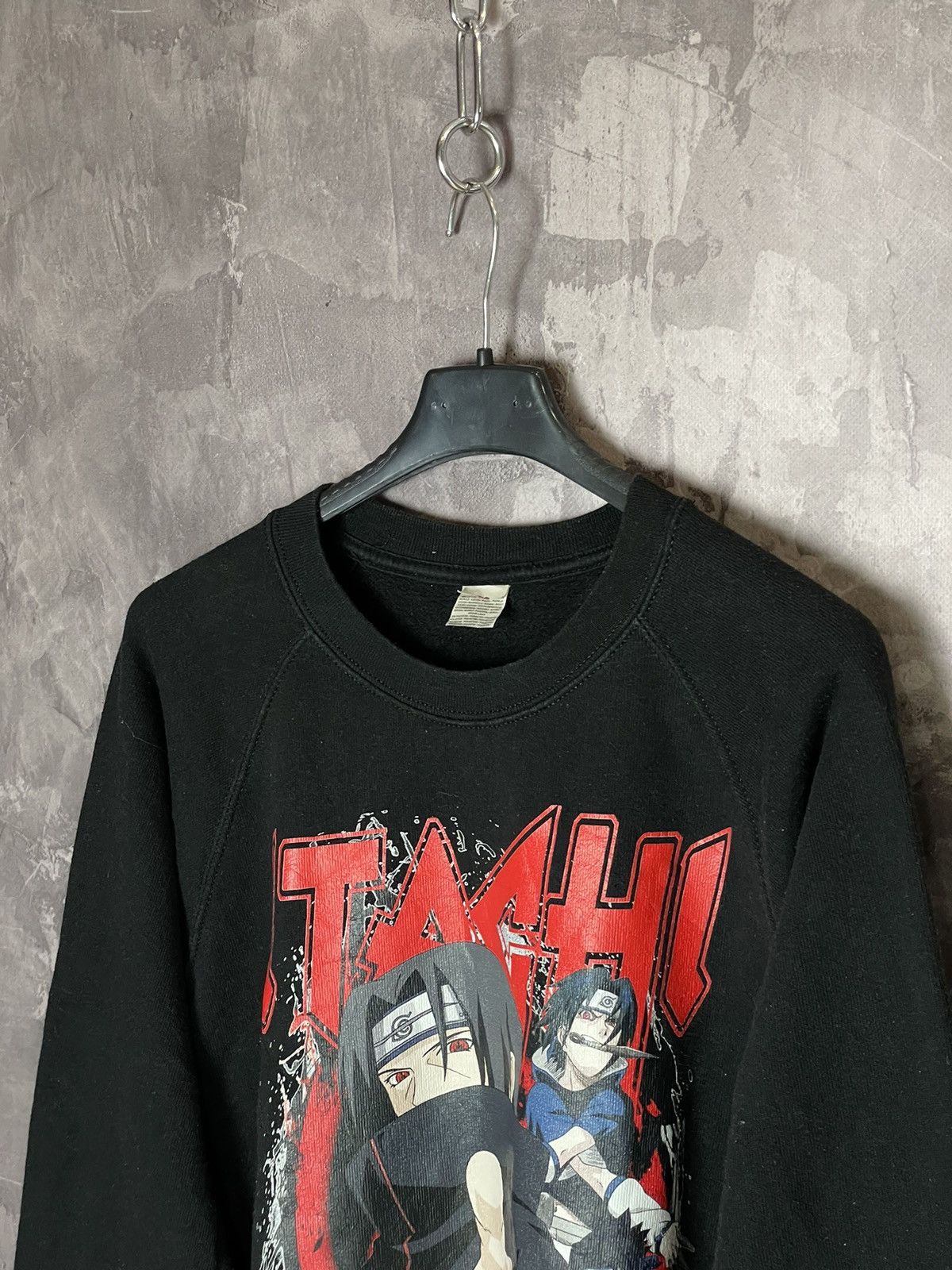Anime Vintage Naruto Anime Itachi Uchiha Sweatshirt Japanese Size US M / EU 48-50 / 2 - 7 Thumbnail