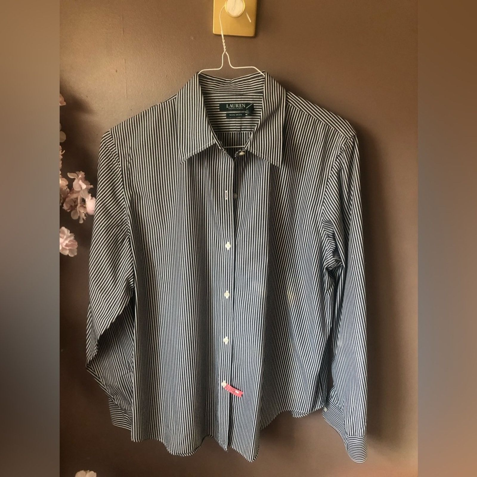 Ralph Lauren Ralph Lauren button down top shirt striped blue and white. Size XXL / US 16-18 / IT 52-54 - 3 Thumbnail