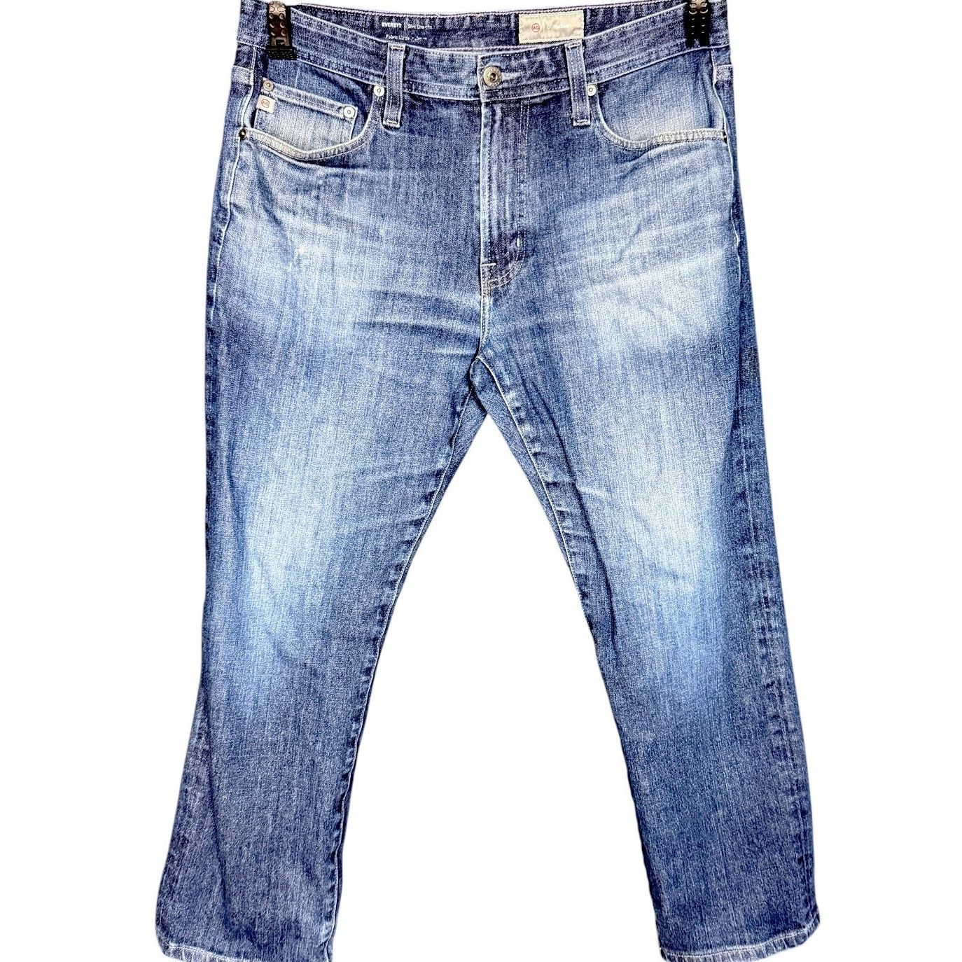 AG Adriano Goldschmied AG Adriano Goldschmied Everett Slim Straight Jeans 34x34 Size US 34 / EU 50 - 1 Thumbnail
