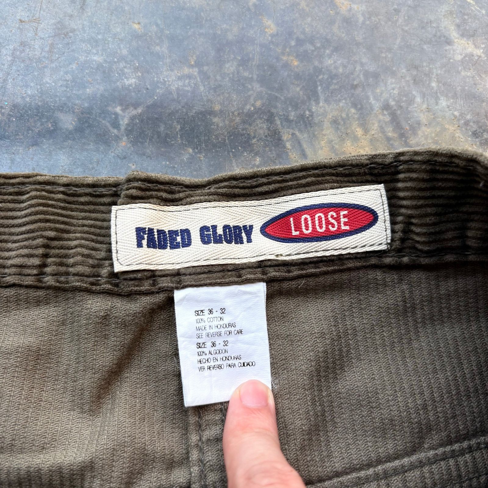 Faded Glory Cool Vintage Baggy Jumbo Corduroy Pants Size US 36 / EU 52 - 5 Thumbnail