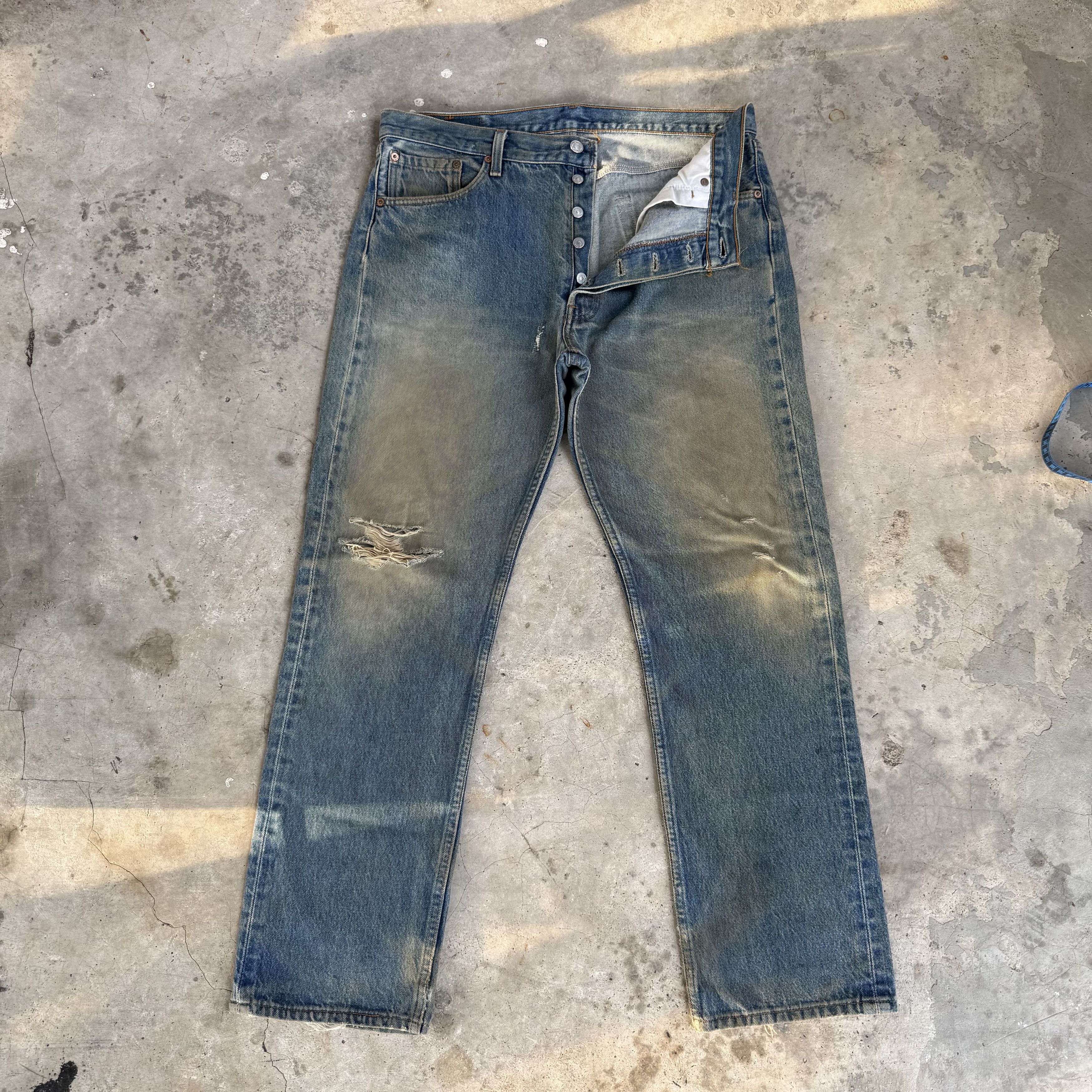 Levi's Vintage Clothing Vintage Levi's 501 95s Made Usa Rusty Denim Size US 36 / EU 52 - 8 Thumbnail