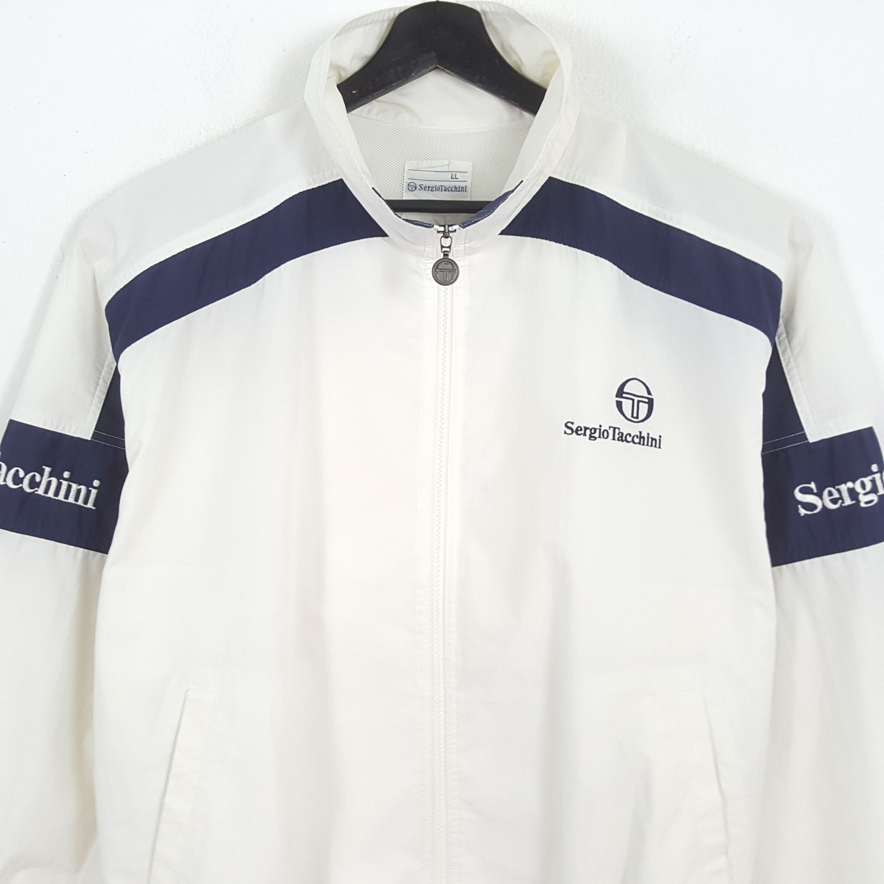 Sergio Tacchini × Vintage SERGIO TACCHINI Sportswear Style Jacket Size US XL / EU 56 / 4 - 2 Thumbnail