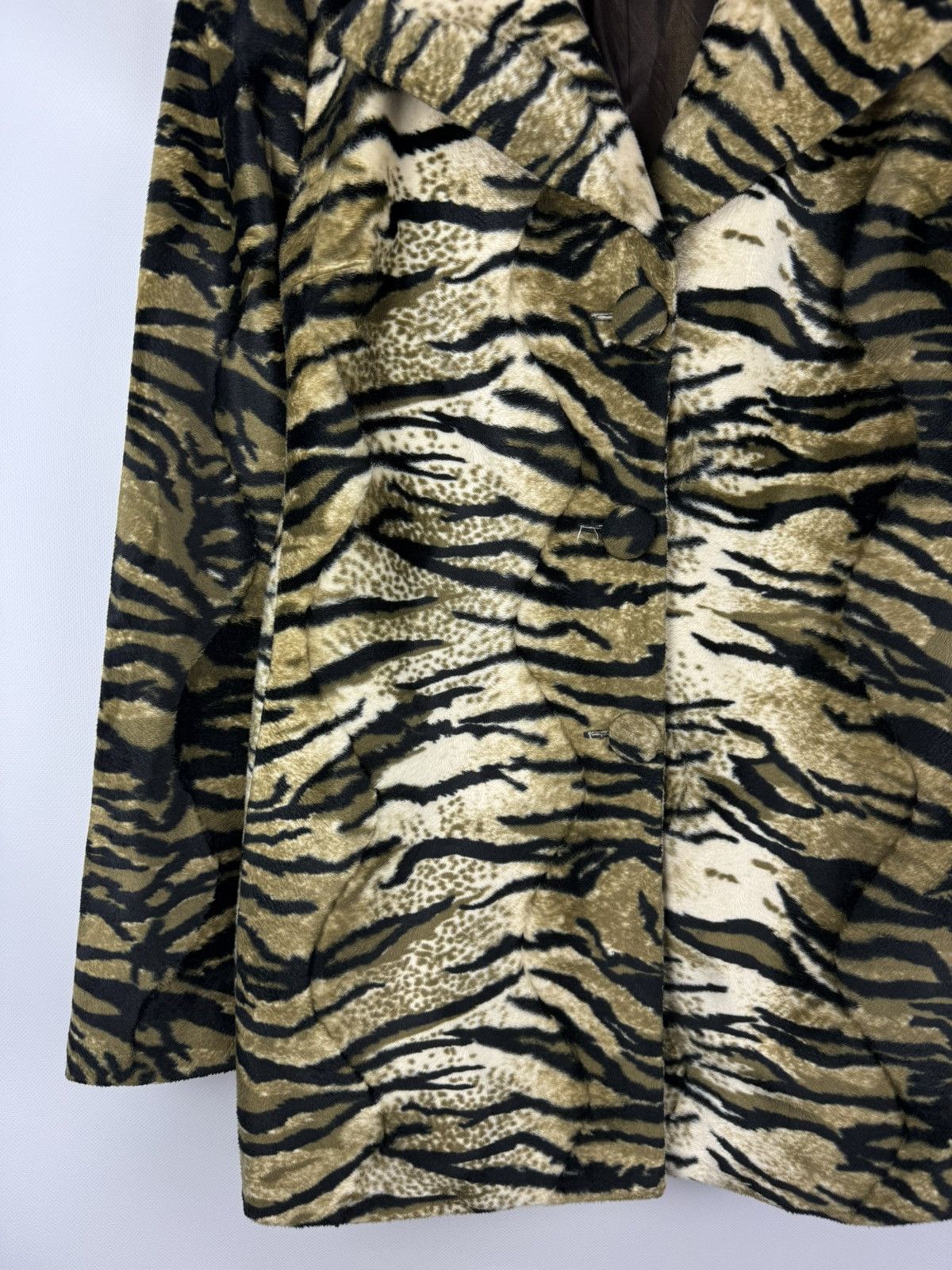 Miss Sixty × Vintage Miss Sixty Vintage Y2K Ladies Leopard Pattern Coat Jacket Size L / US 10 / IT 46 - 7 Thumbnail
