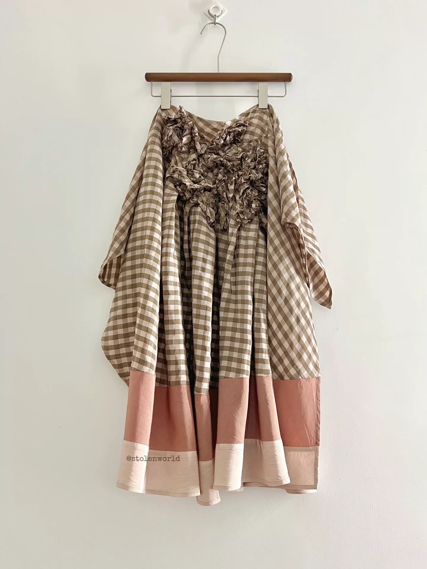 Comme des Garcons comme des garcons gingham ruffle apron Size ONE SIZE - 1 Thumbnail