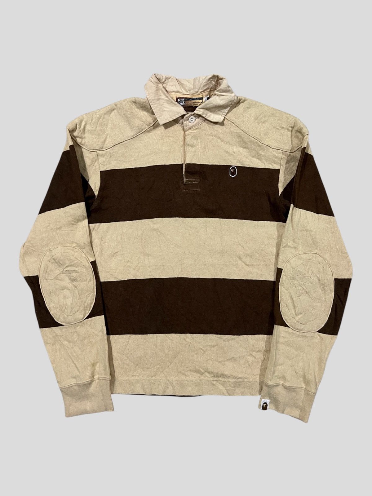 BAPE X MOUSSY 】STRIPED RUGBY L/S SHIRT Buy スポーツ BAPE® X