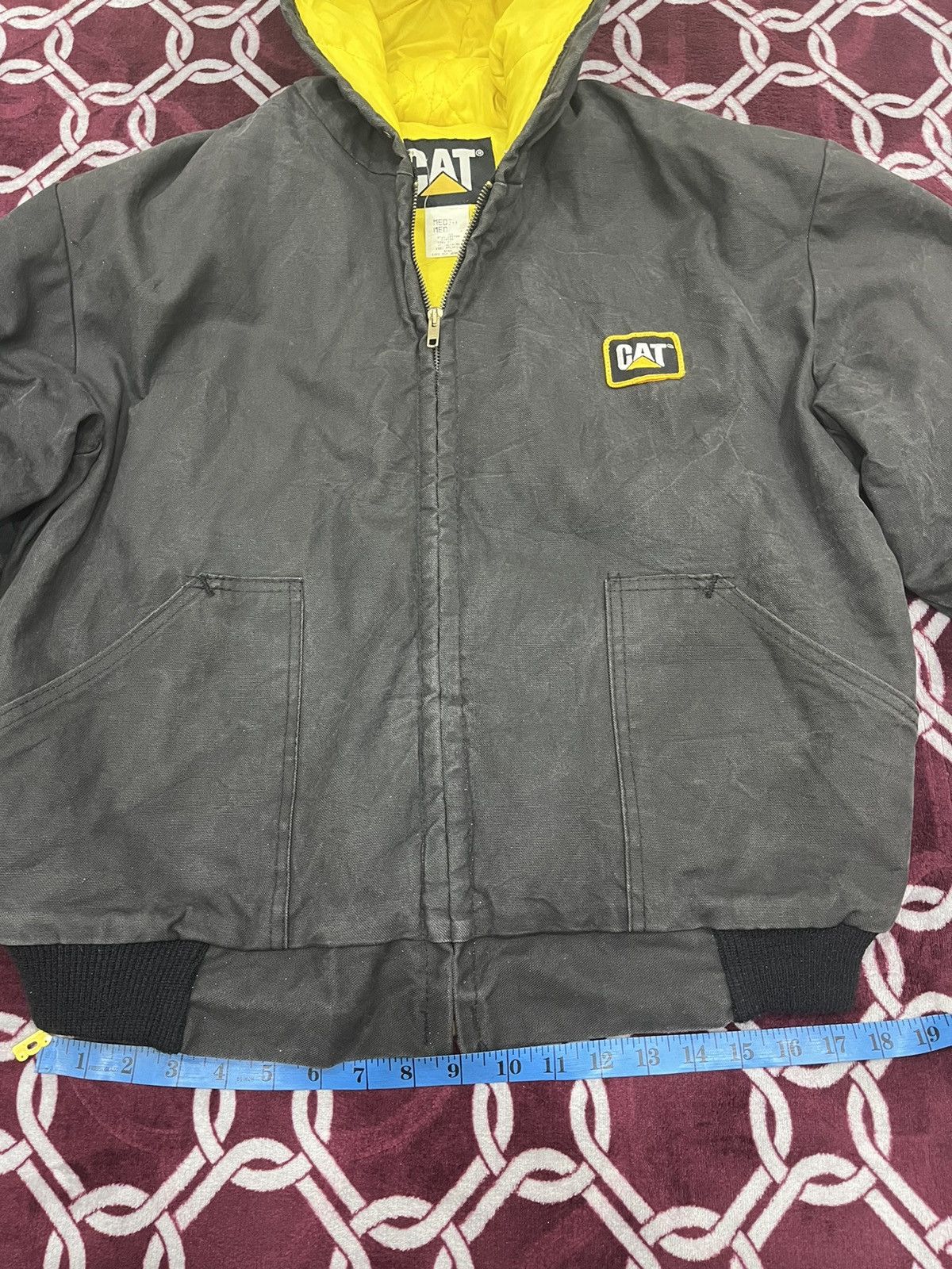 Caterpillar Vintage Caterpillar Faded Hoodie Jacket Size US M / EU 48-50 / 2 - 19 Thumbnail