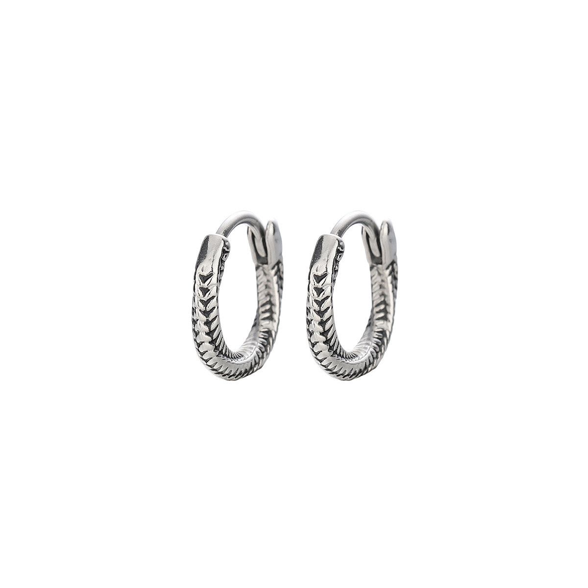 Jewelry Crazy Earrings One Pairs Chrome Jewelry Size ONE SIZE - 4 Thumbnail