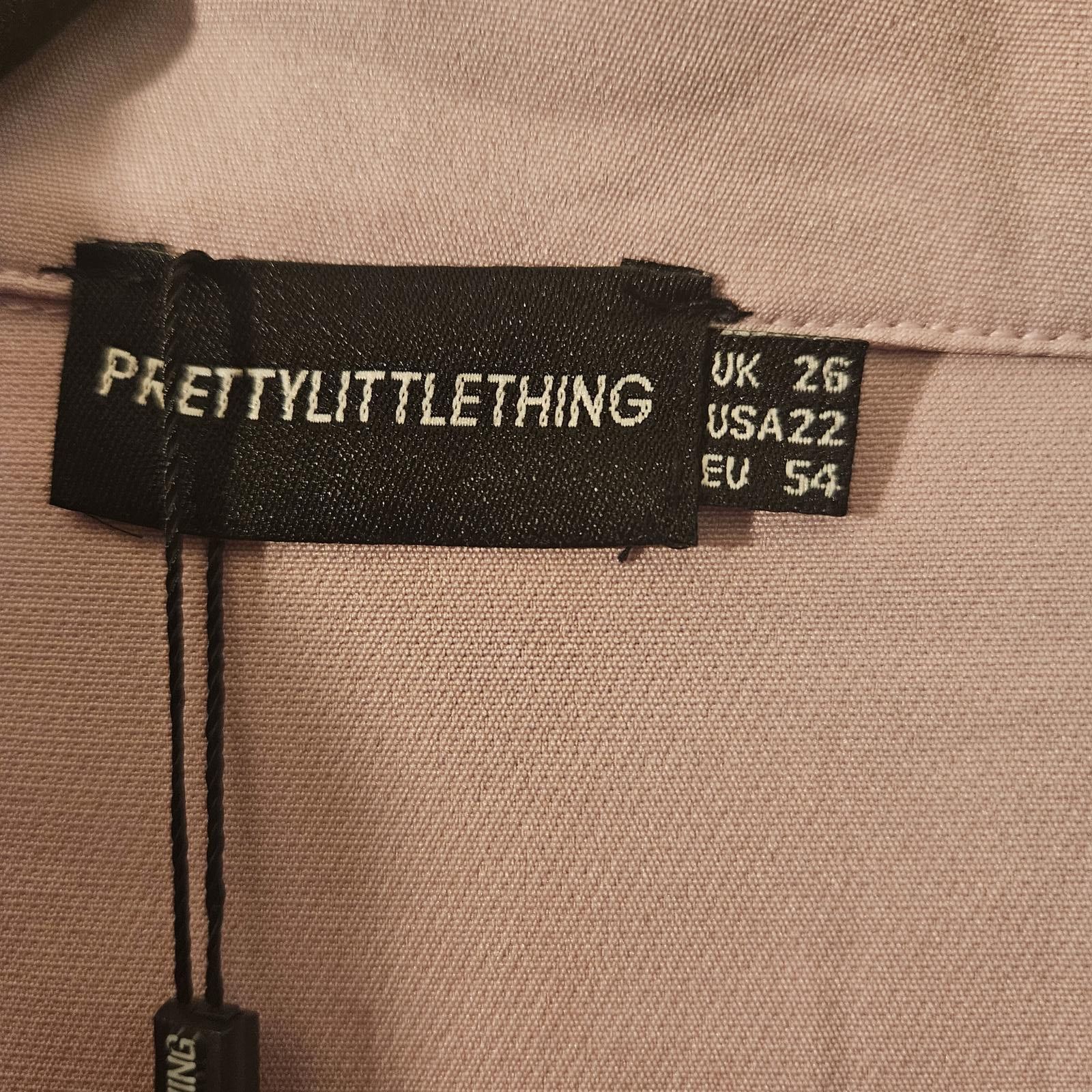 Designer PrettyLittleThing Oversized Lavender Blazer Size 22 Size 4XL / US 24-26 - 4 Thumbnail