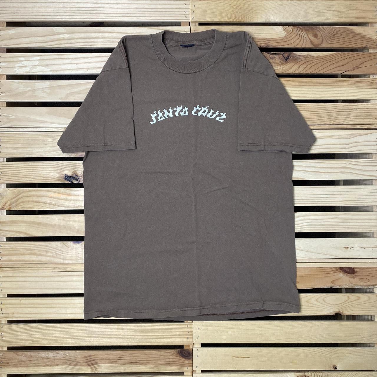 Santa Cruz Skateboards Santa Cruz Skateboards Brown Y2K Skate Tee Size Medium Size US M / EU 48-50 / 2 - 1 Thumbnail