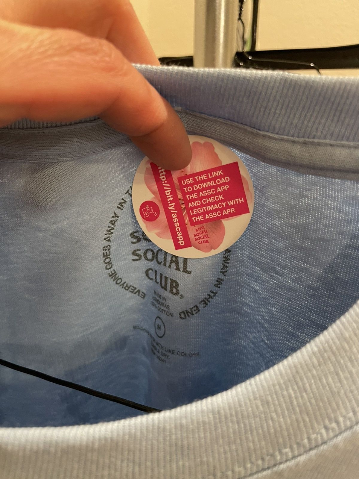 Anti Social Social Club ASSC Partly Cloudy Size US M / EU 48-50 / 2 - 3 Thumbnail