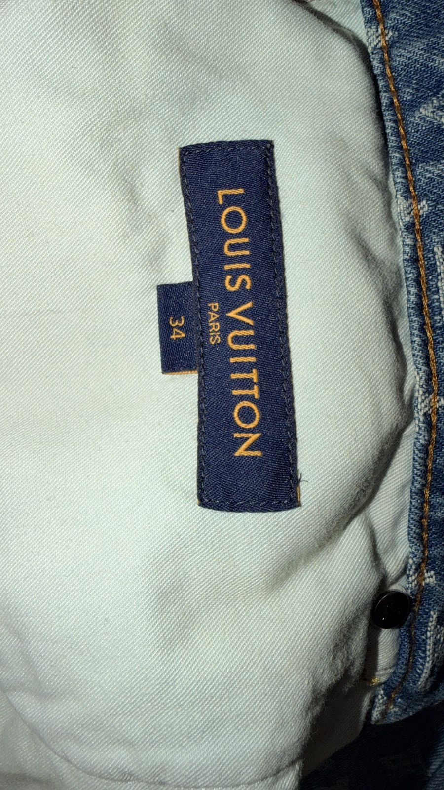 Louis Vuitton LOUIS VUITTON Graffiti 34 denim Jeans Brand New Size US 34 / EU 50 - 7 Thumbnail