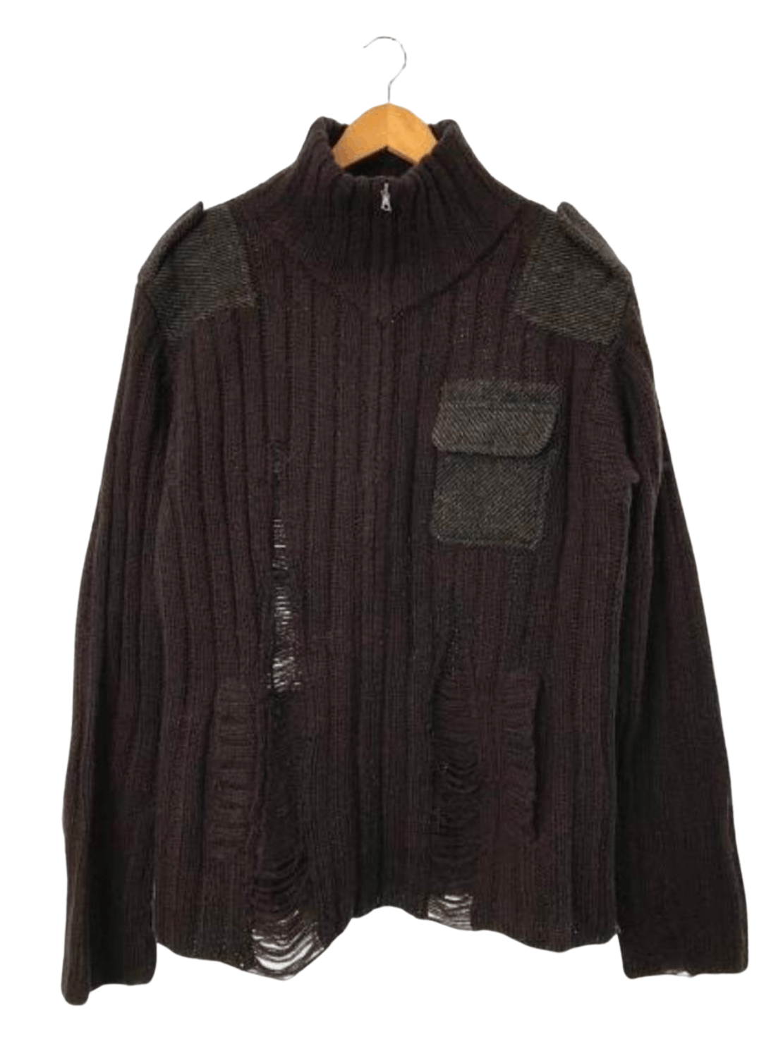Diet Butcher Slim Skin Zip-up knit/sweater (thick) wool Size US L / EU 52-54 / 3 - 1 Thumbnail