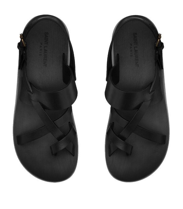Saint Laurent Paris o1bcso1str0724 Noah Sandals in Black Size US 9 / EU 42 - 3 Thumbnail
