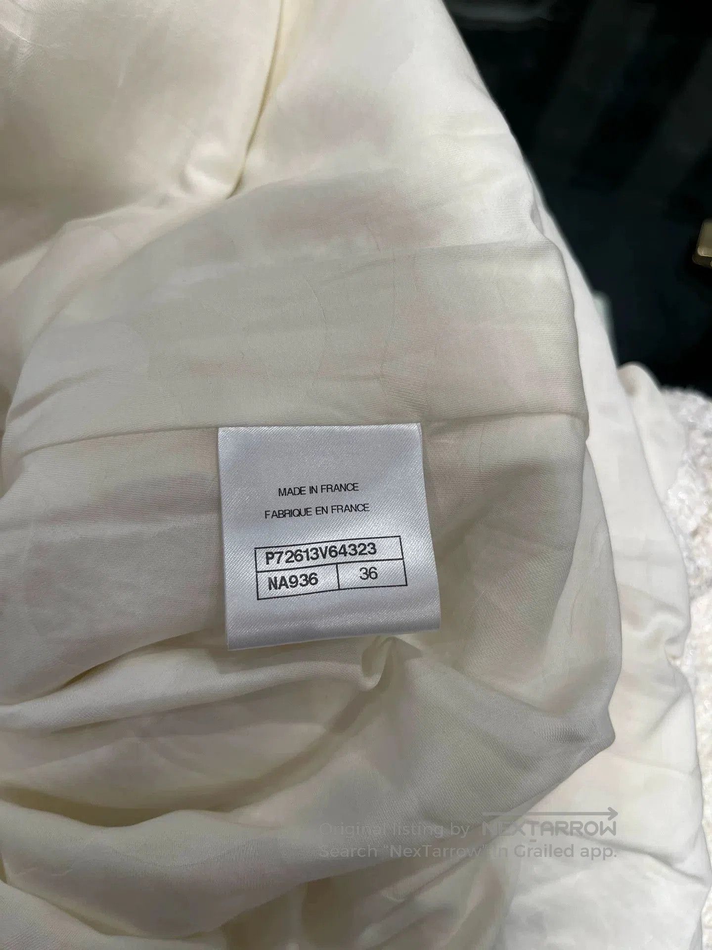 Chanel Chanel 22S White Tweed Jacket fr36. Size US M / EU 48-50 / 2 - 5 Thumbnail