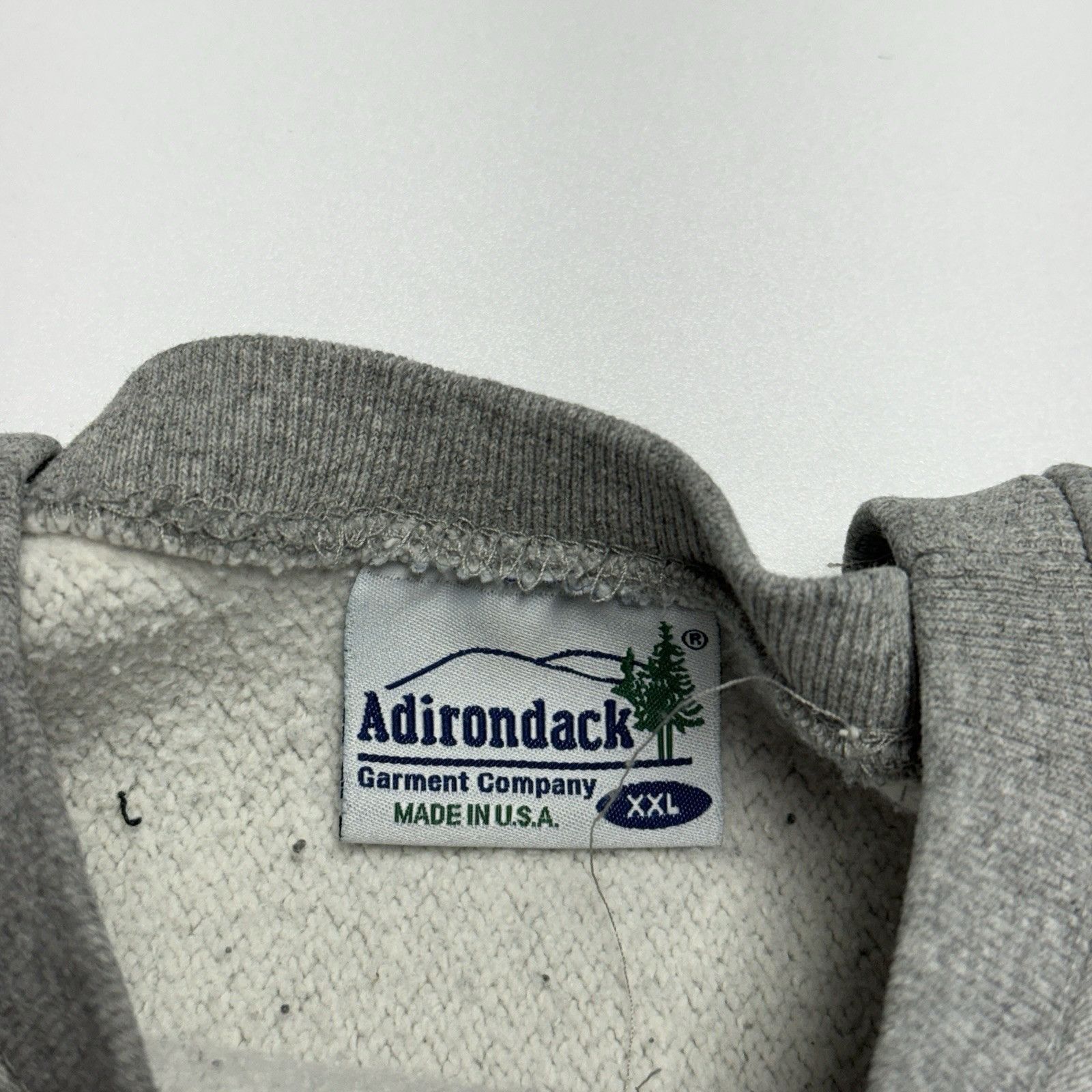 Vintage Adirondack Garment Company Sweatshirt Mens 2XL Gray Size US XXL / EU 58 / 5 - 5 Thumbnail