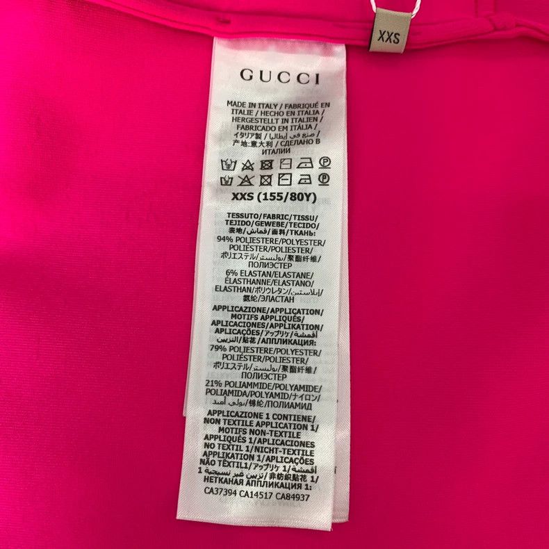Gucci GucciPink logo embroidered hooded drawstring half-zipper lo Size US XXS / EU 40 - 7 Thumbnail
