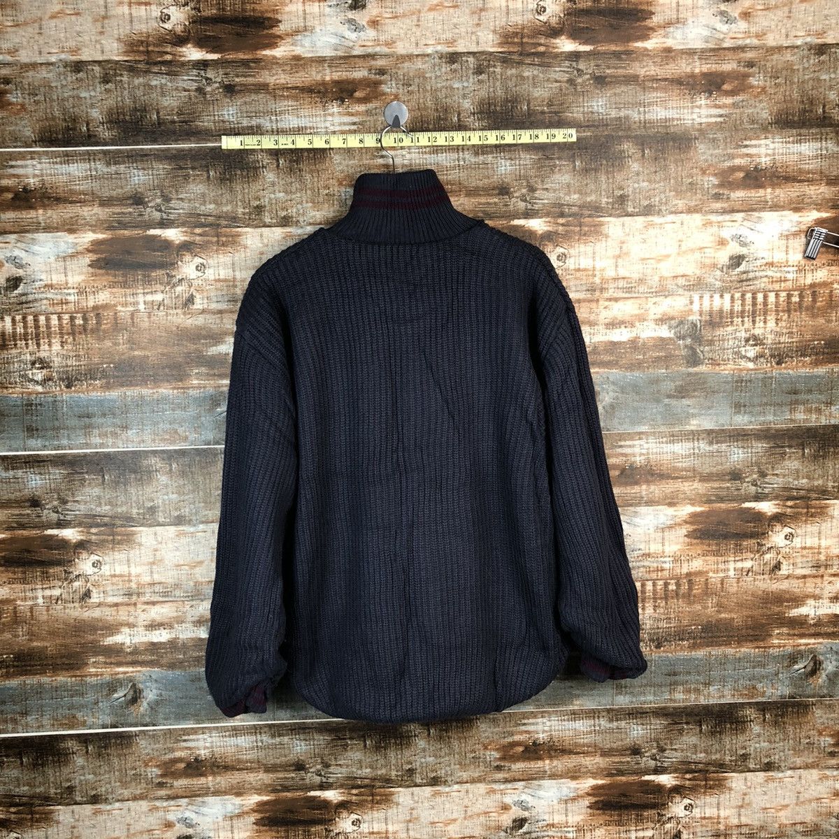 Japanese Brand Resal Work Black knitwear sweater vintage #A1702 Size US M / EU 48-50 / 2 - 12 Thumbnail