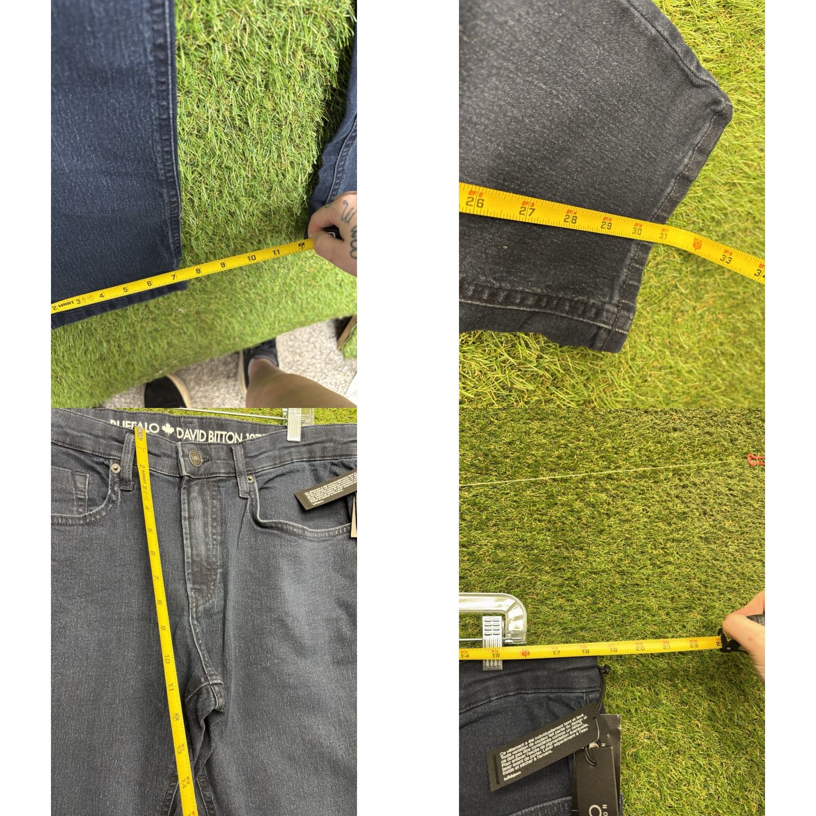 Buffalo David Bitton Buffalo David Bitton Jeans Mens 34x32 Slim Fit Straight Blue Ash-X Stretch NWT Jeans Size US 34 / EU 50 - 8 Thumbnail