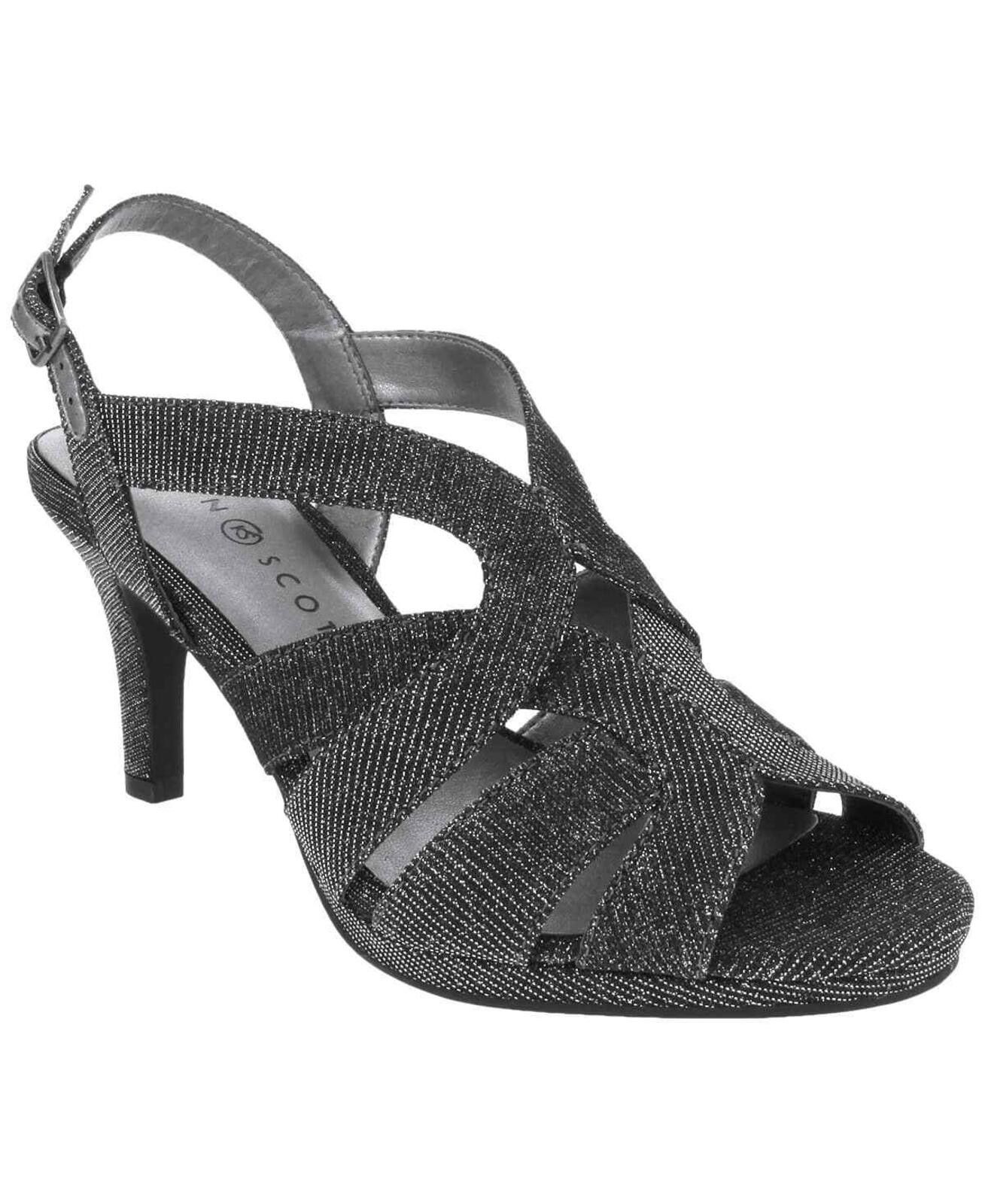 Other Karen Scott Women's Silver Belindah Slingback Dress Sandals Size US 8 / IT 38 - 1 Thumbnail