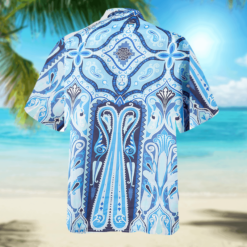 The Unbranded Brand Paisley-Print Bowling Shirt, Flair Meets Modern Street Style Size US S / EU 44-46 / 1 - 4 Thumbnail