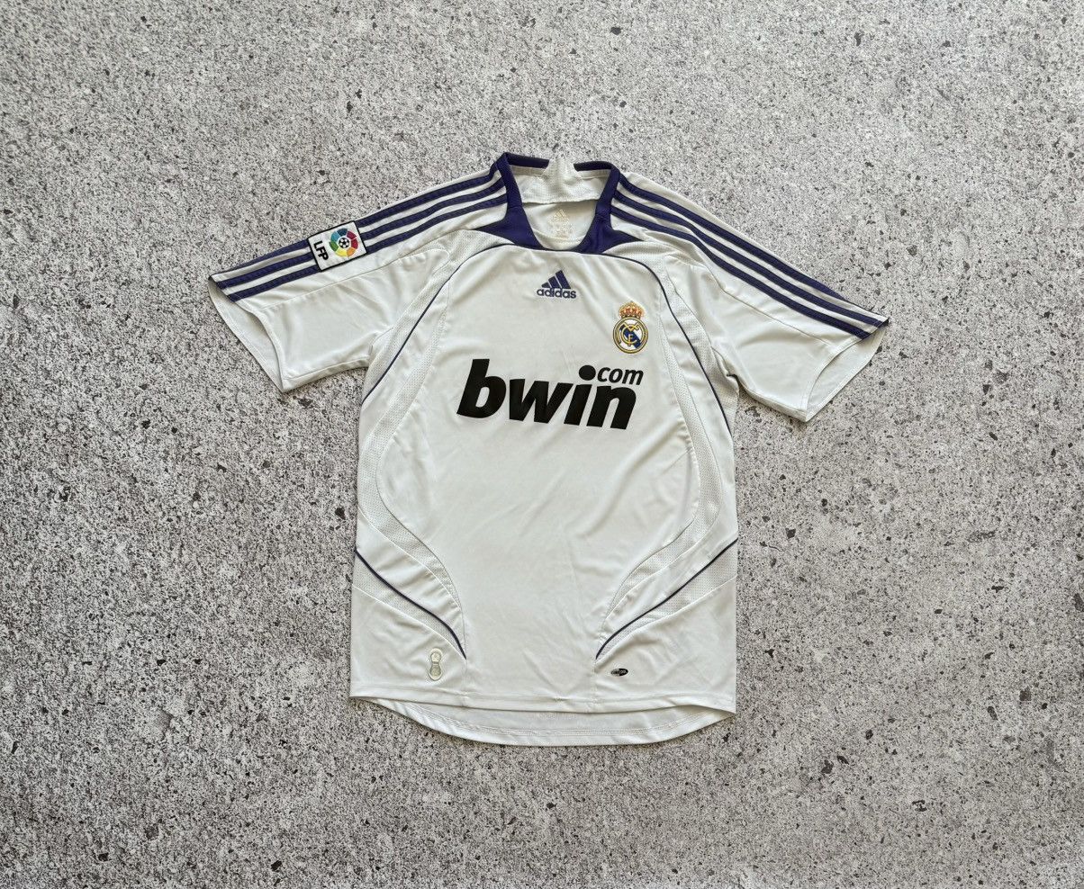 Adidas Vintage Real Madrid 2007 2008 Home Football Soccer Jersey Size US M / EU 48-50 / 2 - 2 Thumbnail