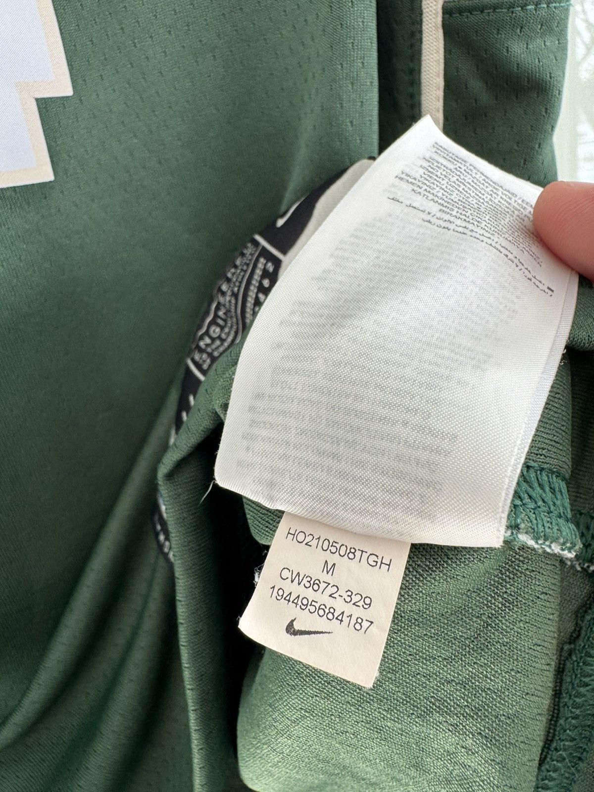 Nike Antetokounmpo #34 Milwaukee NBA Jersey Basketball Shirt Kit Size US M / EU 48-50 / 2 - 16 Thumbnail
