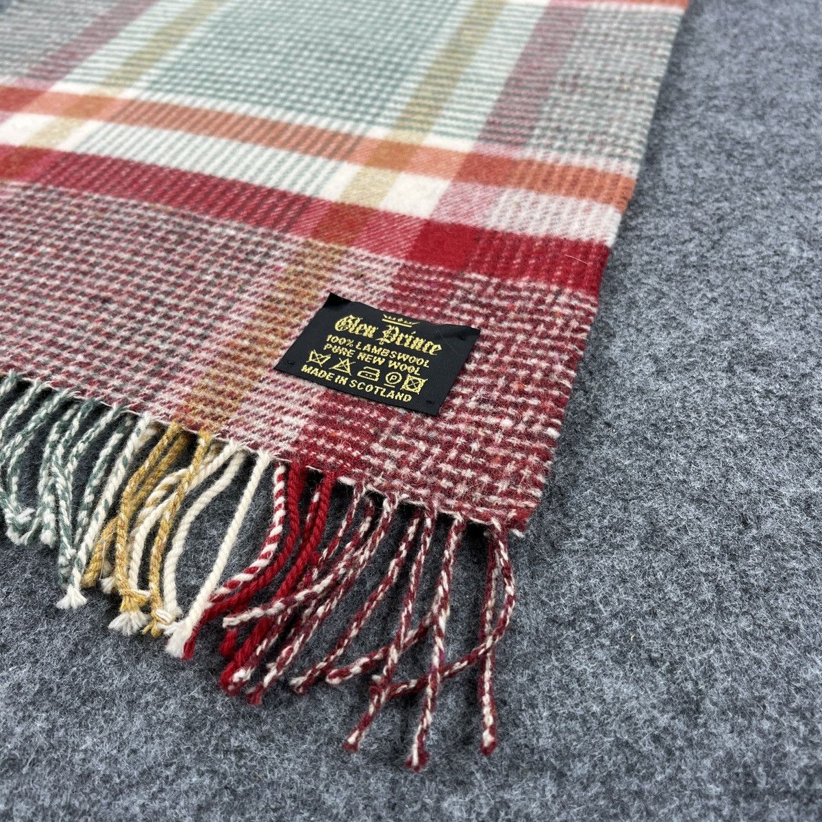 Vintage Glen Prince Scarf / Muffler / Neckwear T1551 Size ONE SIZE - 6 Thumbnail