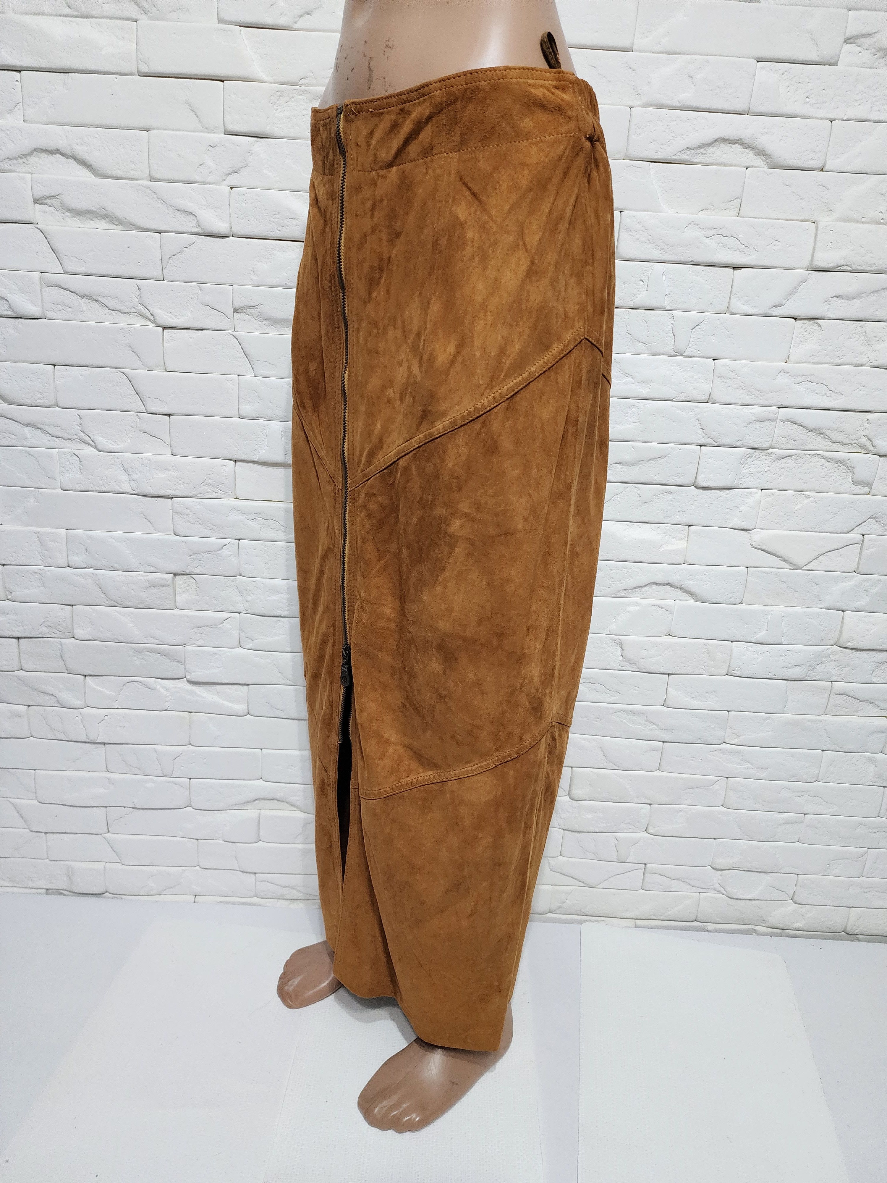 Genuine Leather Leather skirt. Size 31" - 2 Thumbnail