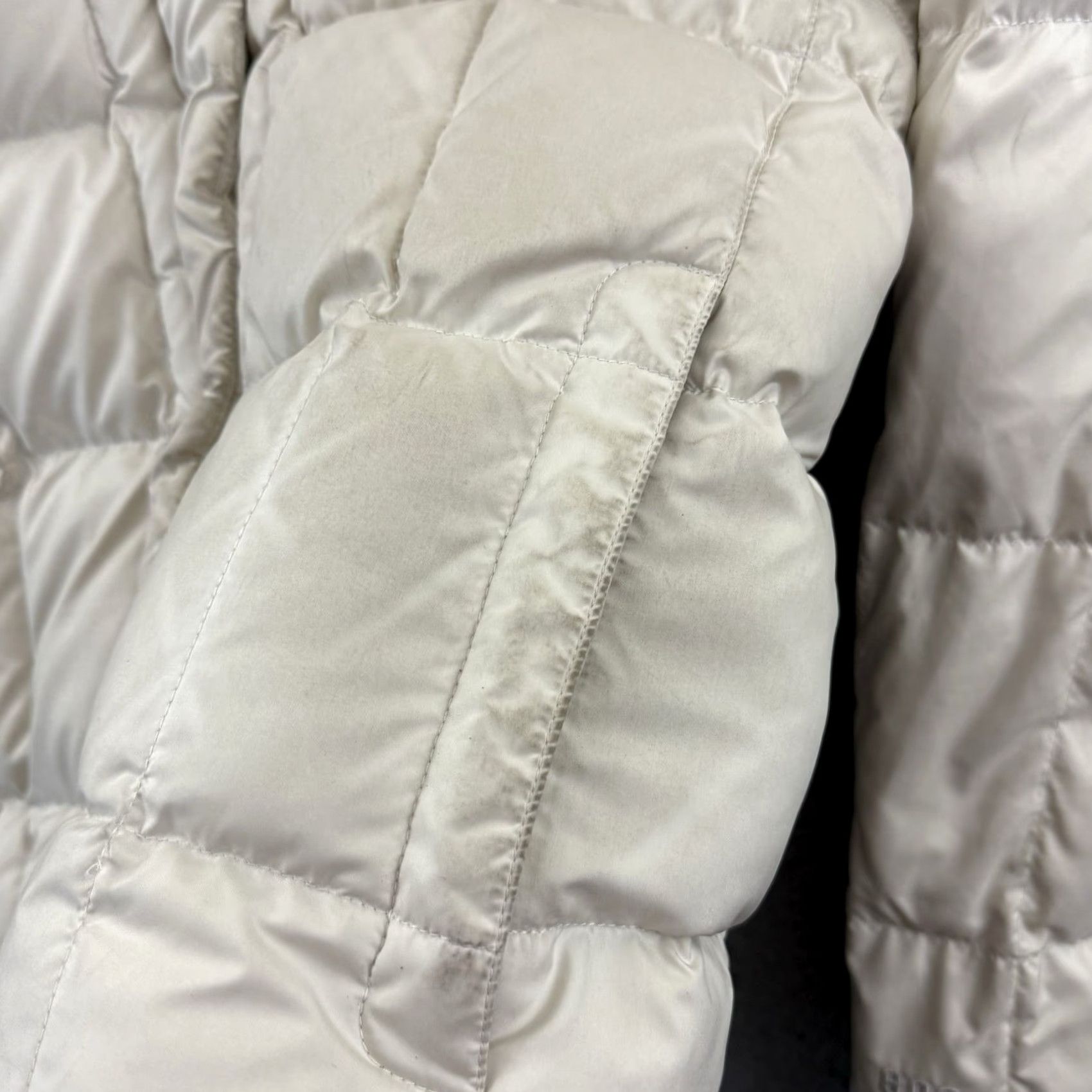 The North Face VINTAGE The North Face Puffer Jacket Womens Small Cream 600 Down Insulated Outerwear Zip Size S / US 4 / IT 40 - 6 Thumbnail