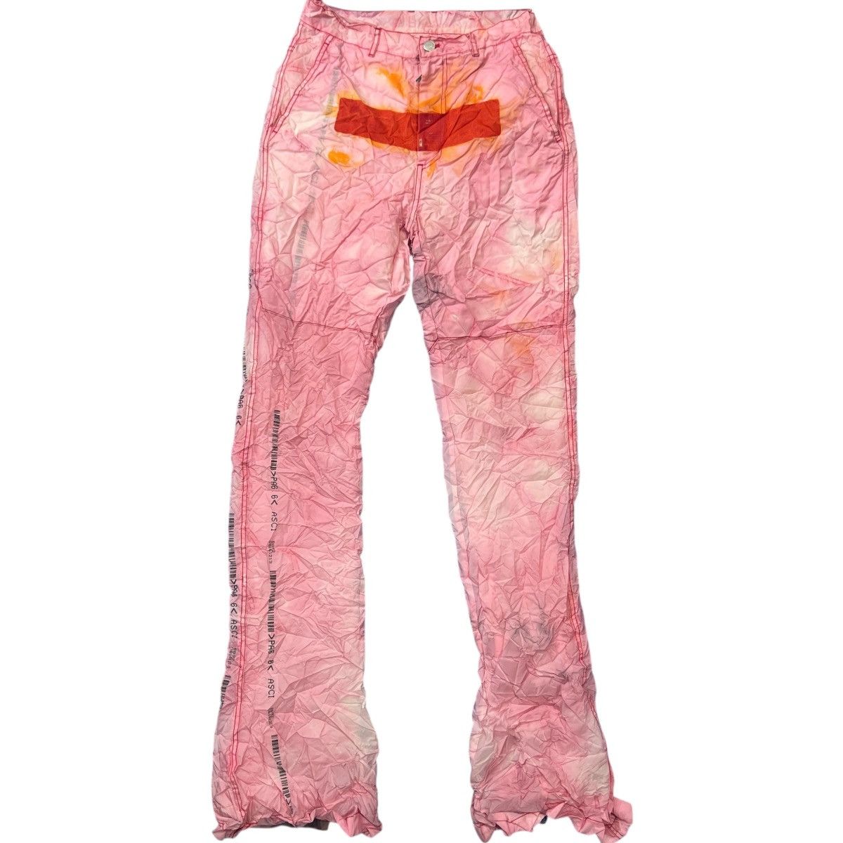 KANGHYUK KANGHYUK 2020 COLLECTION 8 Spray Crinkled Flare Airbag Pants Size US 28 / EU 44 - 1 Thumbnail