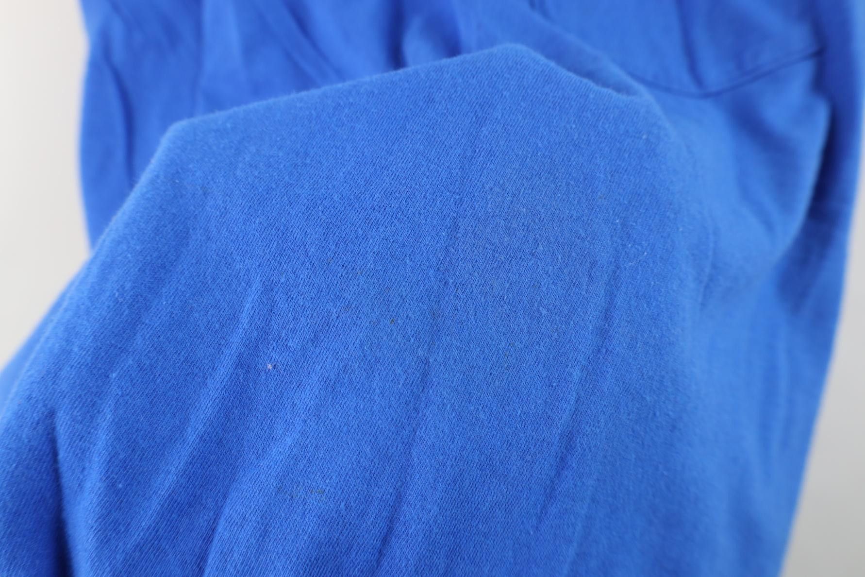 Vintage Vintage 90s Streetwear Cotton Muscle T-Shirt Pocket Blue USA Size US M / EU 48-50 / 2 - 8 Thumbnail