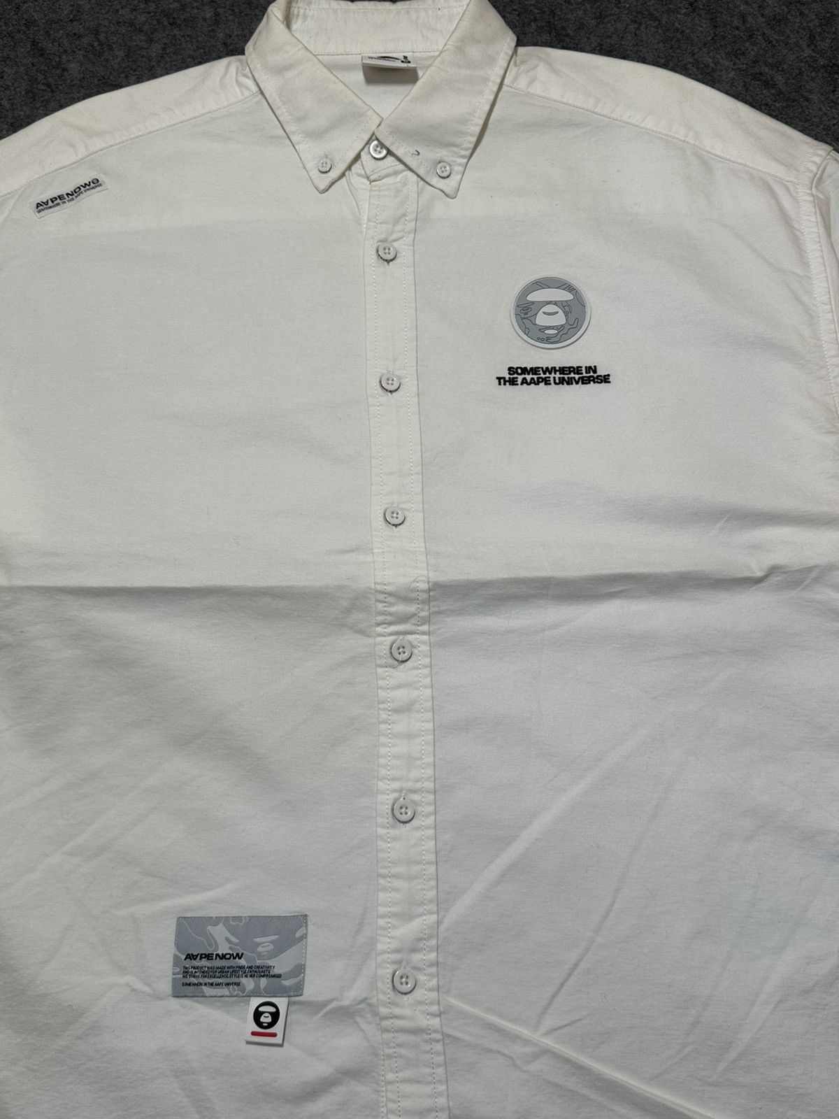 Aape AAPE BY *A BATHING APE® long-sleeved Oxford shirt. Size US S / EU 44-46 / 1 - 2 Thumbnail