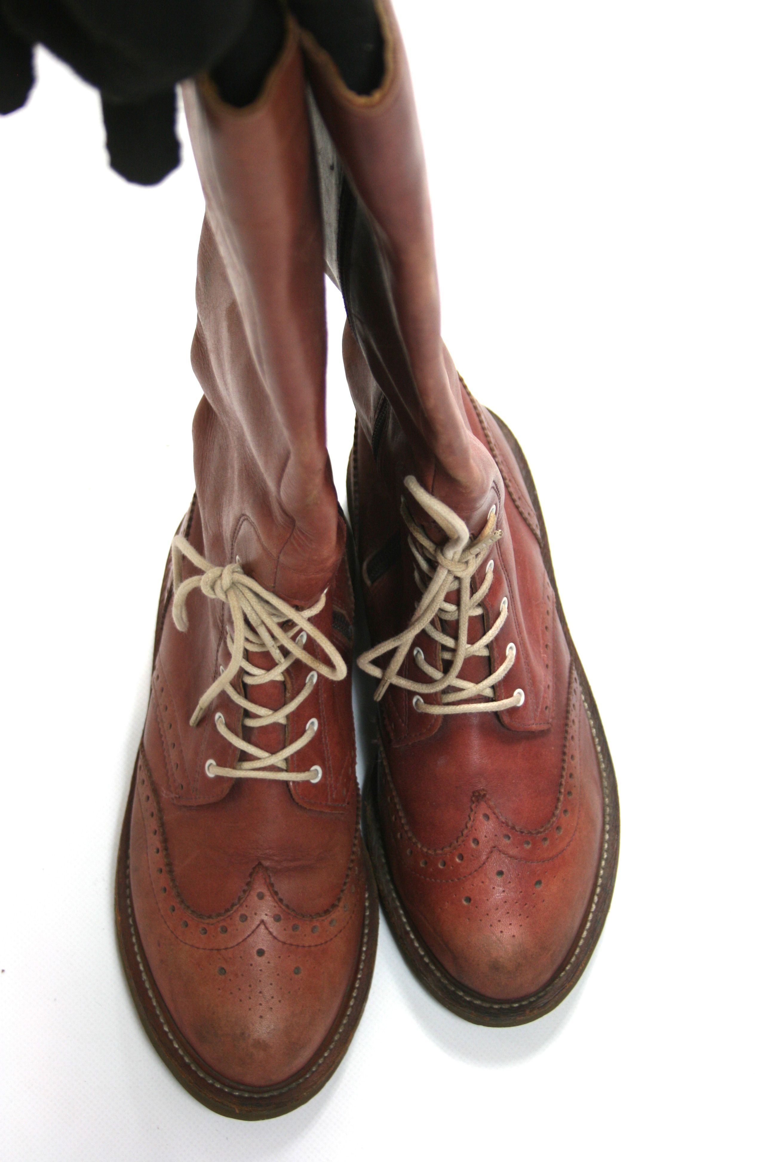 Dr. Martens Moya Leather High Knee Boots Size US 7.5 / IT 37.5 - 9 Thumbnail