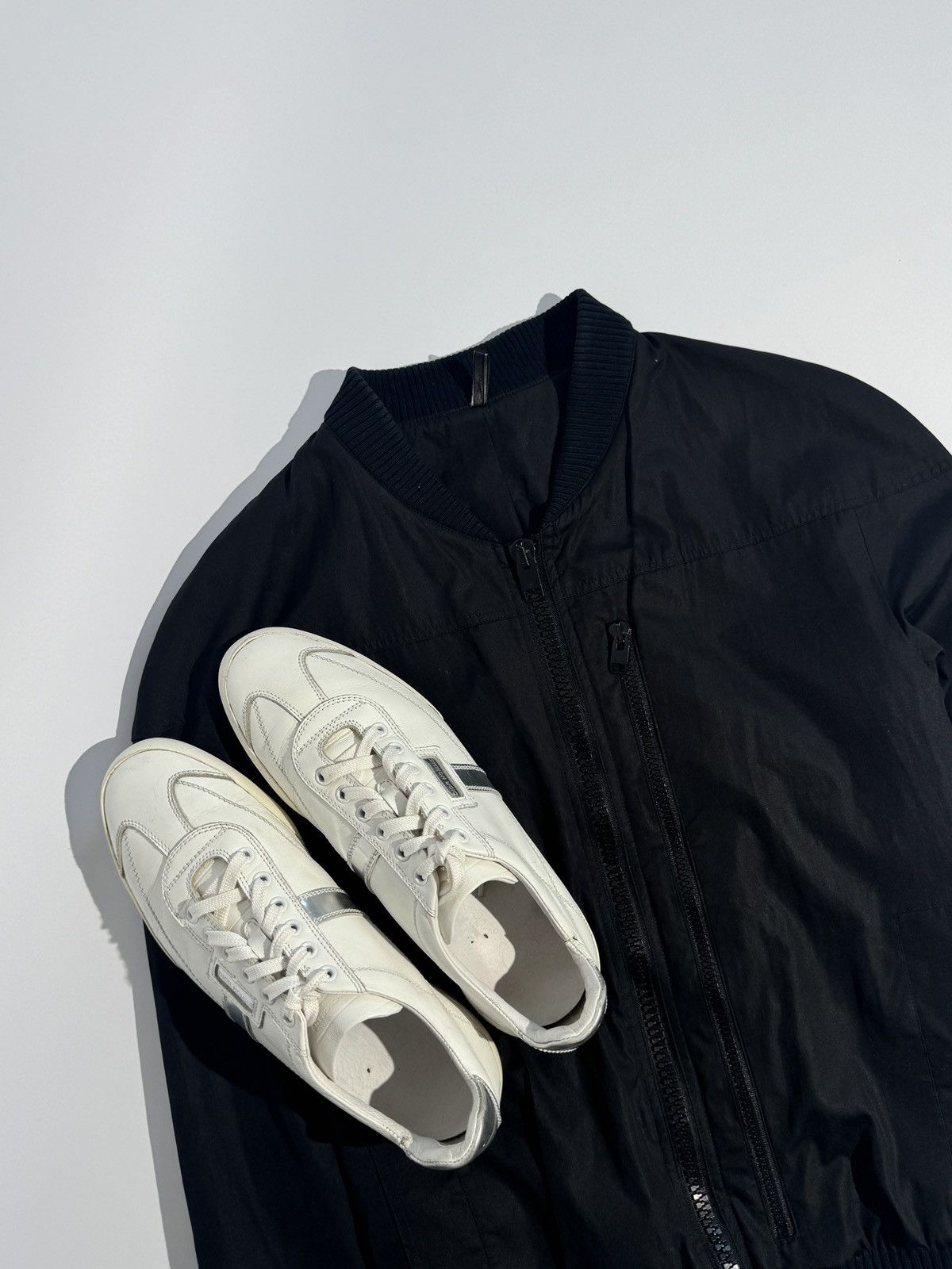 Dior SS07 Dior Homme “We Look Good Together” Leather B21 Trainers Size US 7.5 / EU 40-41 - 3 Thumbnail