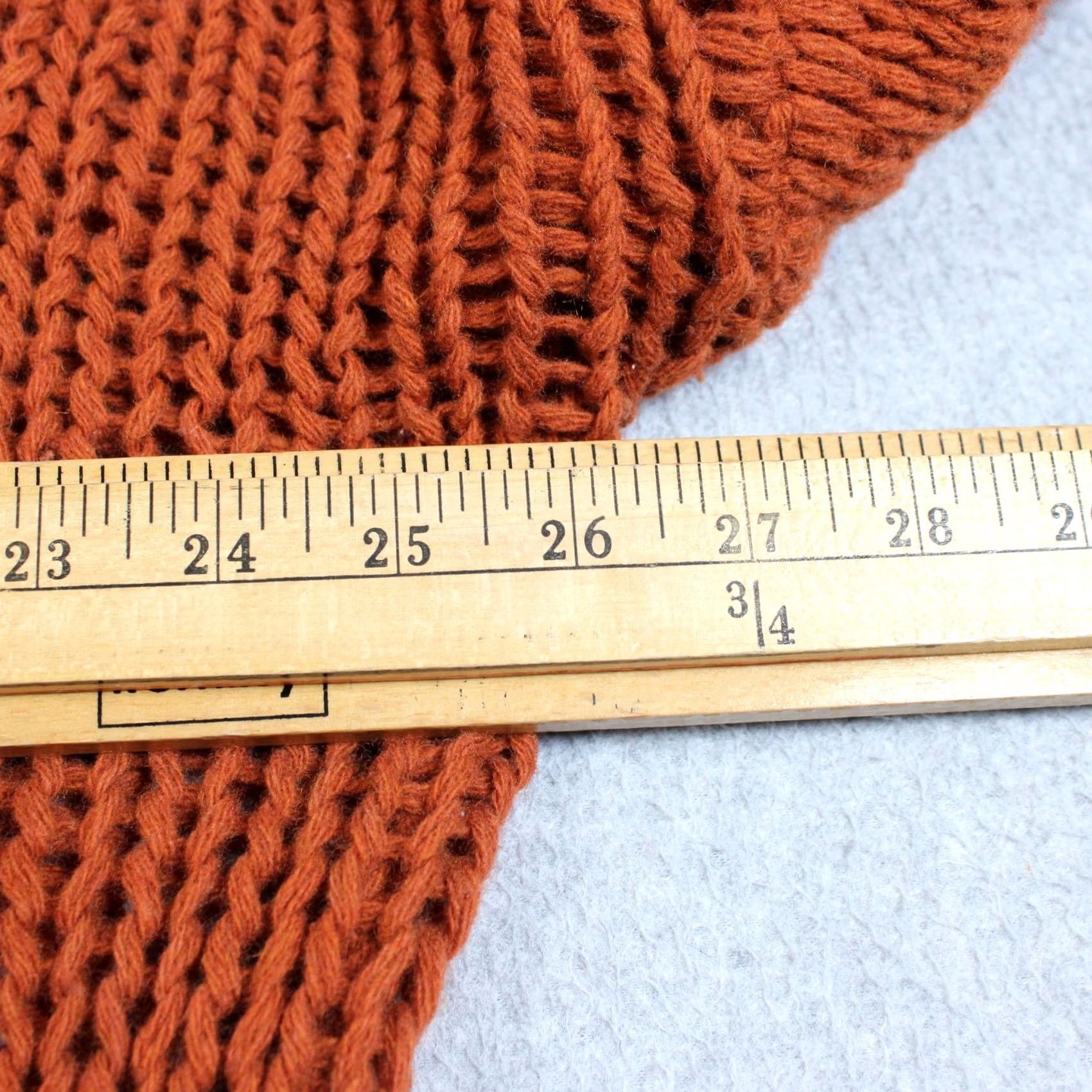 Vince Vince Sweater Women M Orange Boat Neck Open-Knit Wool Pullover Casual Bohemian Size M / US 6-8 / IT 42-44 - 7 Thumbnail