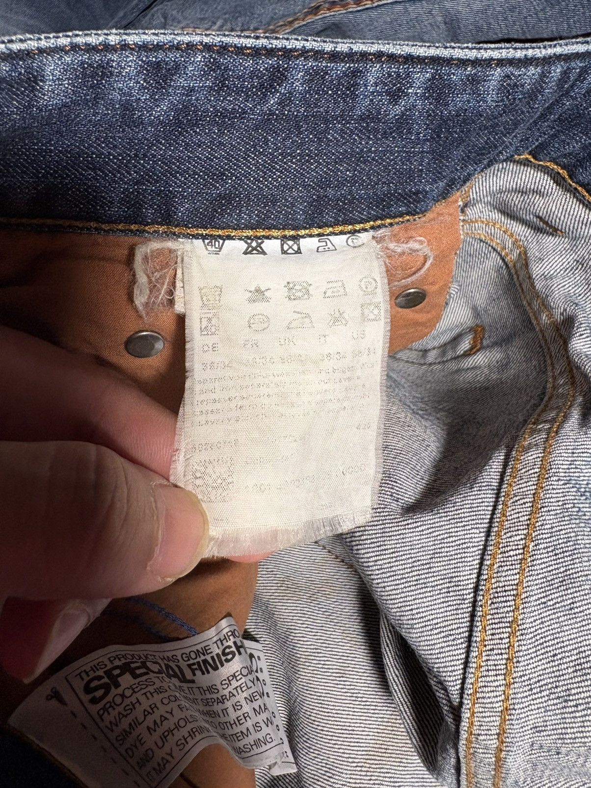 Hugo Boss BOSS Hugo Boss Slim Fit Stretch Jeans 38x34 Made in Egypt Size US 38 / EU 54 - 12 Thumbnail