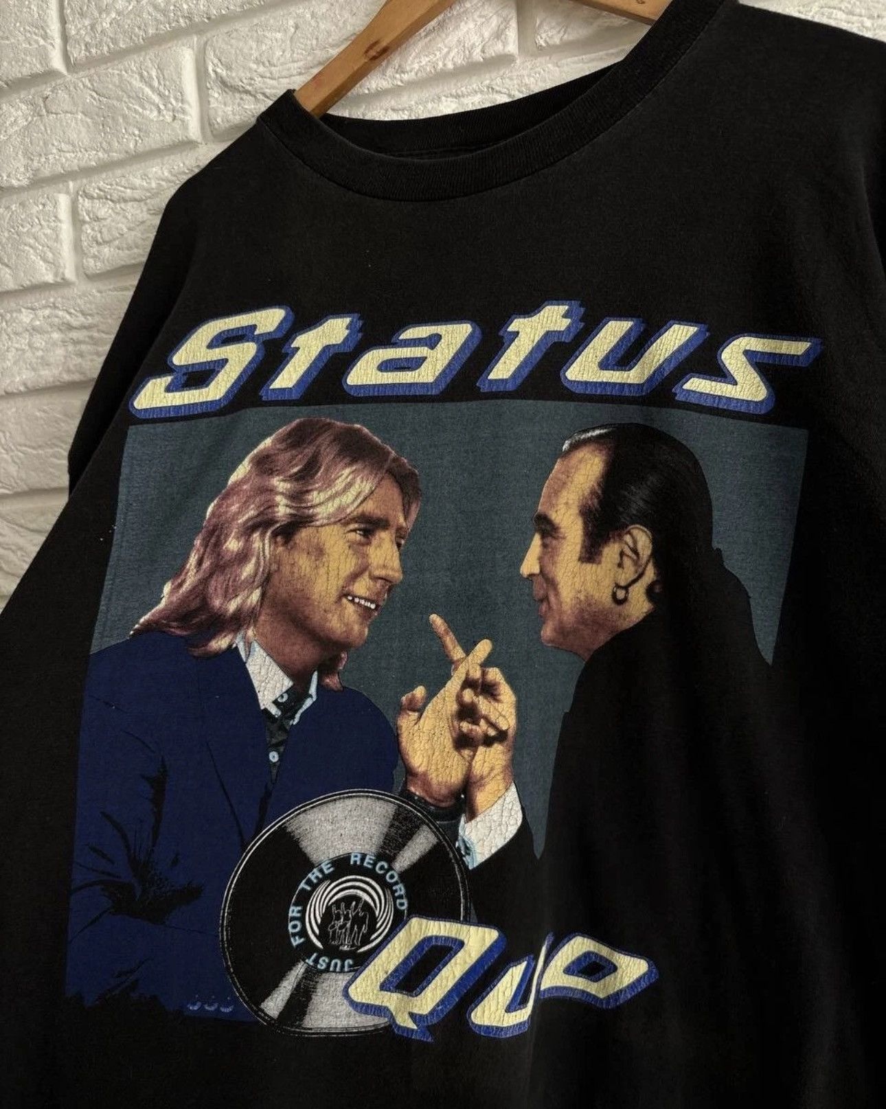 Vintage Vintage Status Quo 1993 men's T-shirt rare size XL Size US XL / EU 56 / 4 - 5 Thumbnail