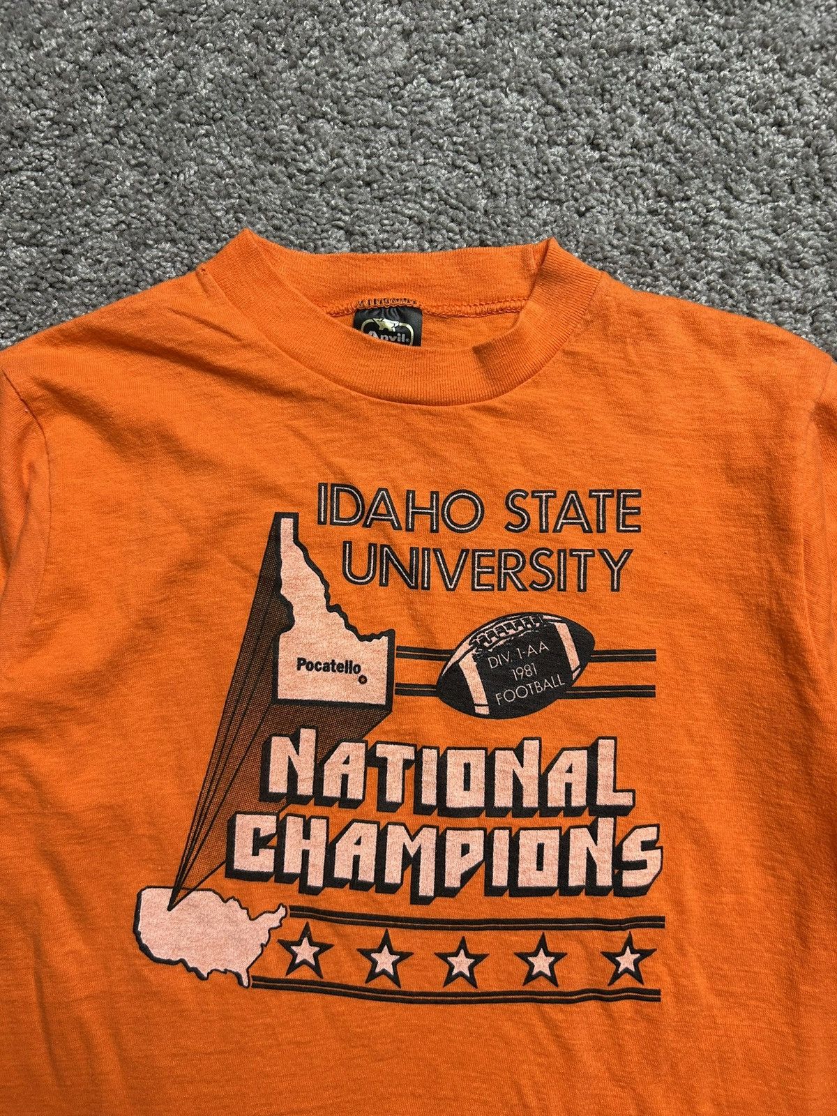 Vintage Vintage 80s Idaho State University National Champions Anvil Size US S / EU 44-46 / 1 - 3 Thumbnail