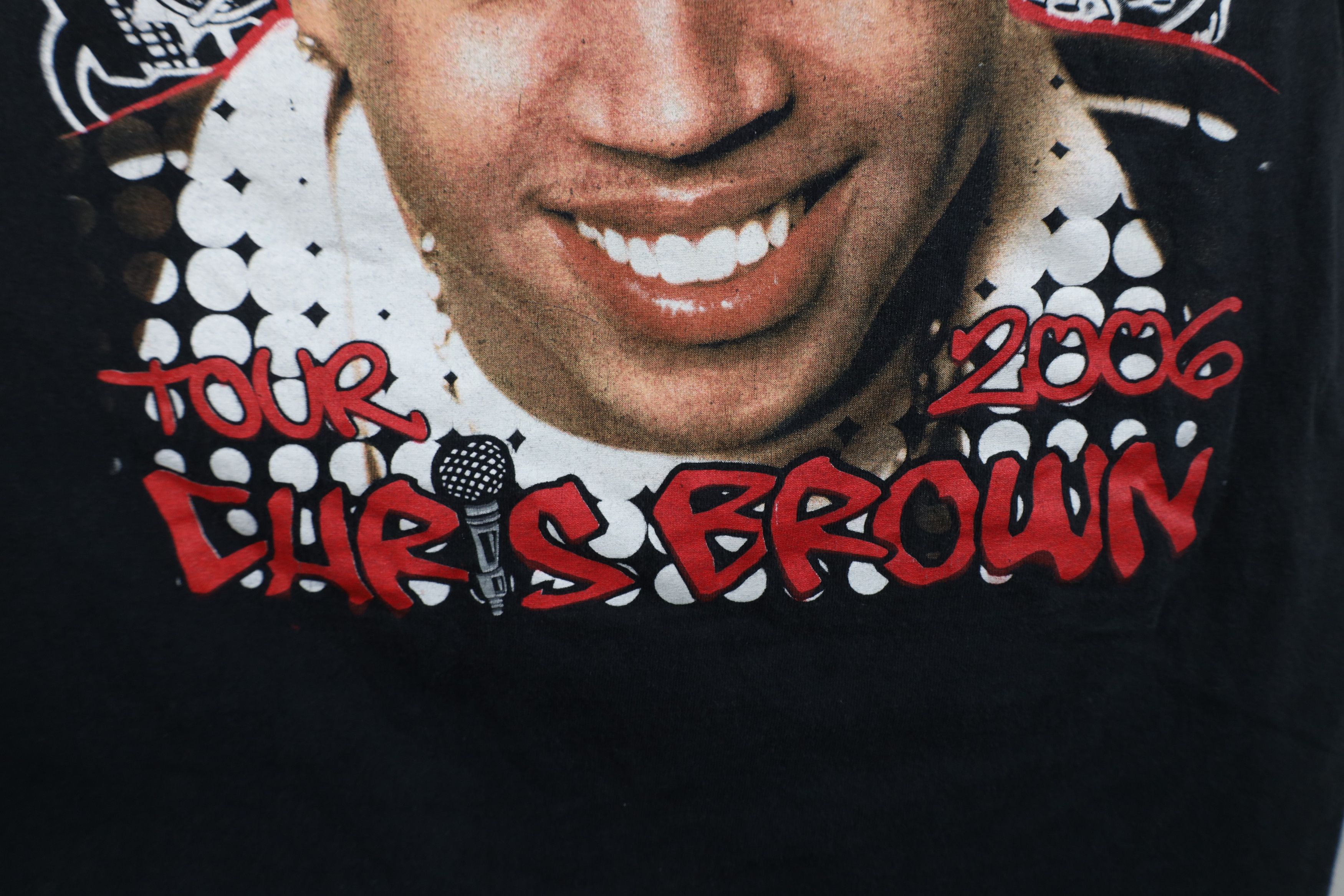 Vintage Vintage 2006 Tour Chris Brown Lil Wayne NeYo Juelz T-Shirt Size US L / EU 52-54 / 3 - 5 Thumbnail