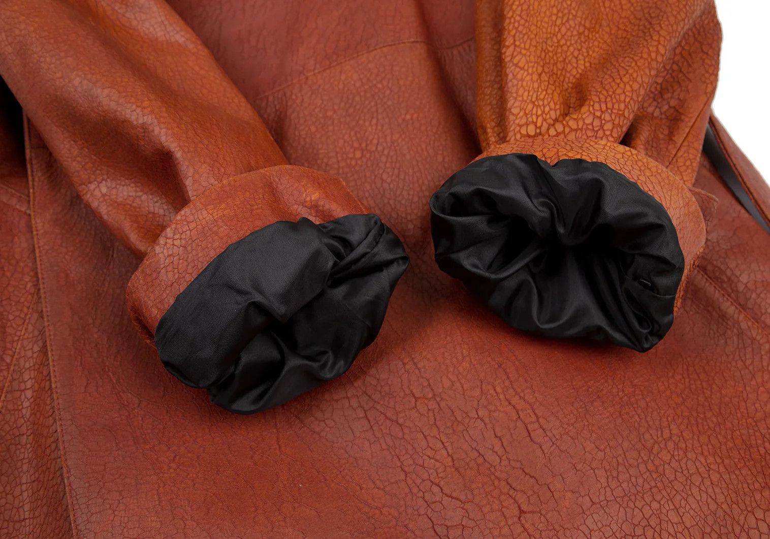 Jean Paul Gaultier Leather Trench Coat in Brown Size 48 Size US M / EU 48-50 / 2 - 8 Thumbnail