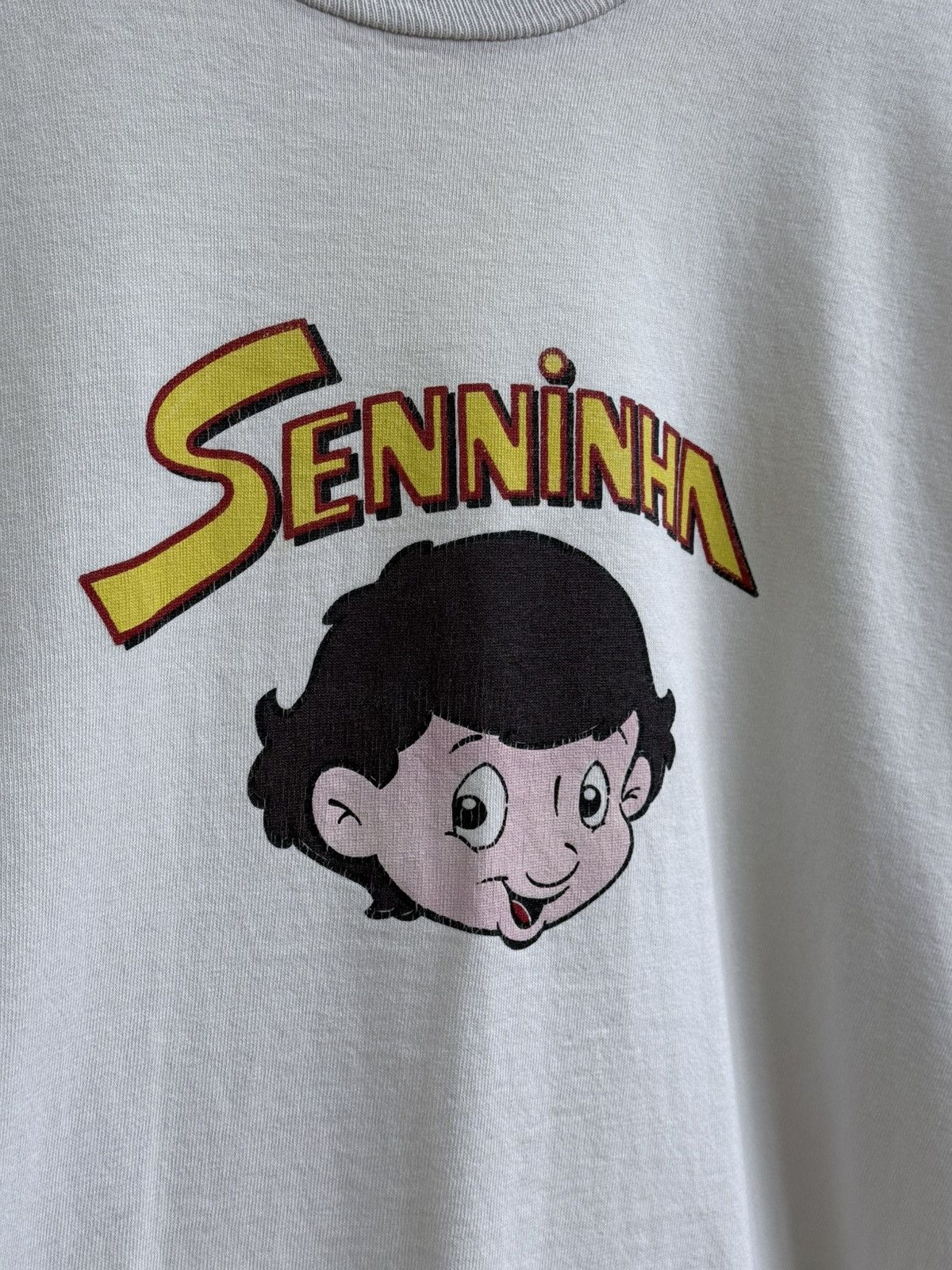 Formula 1 Vintage 90s Ayrton Senna Senninha Formula One T-Shirt Size US L / EU 52-54 / 3 - 3 Thumbnail