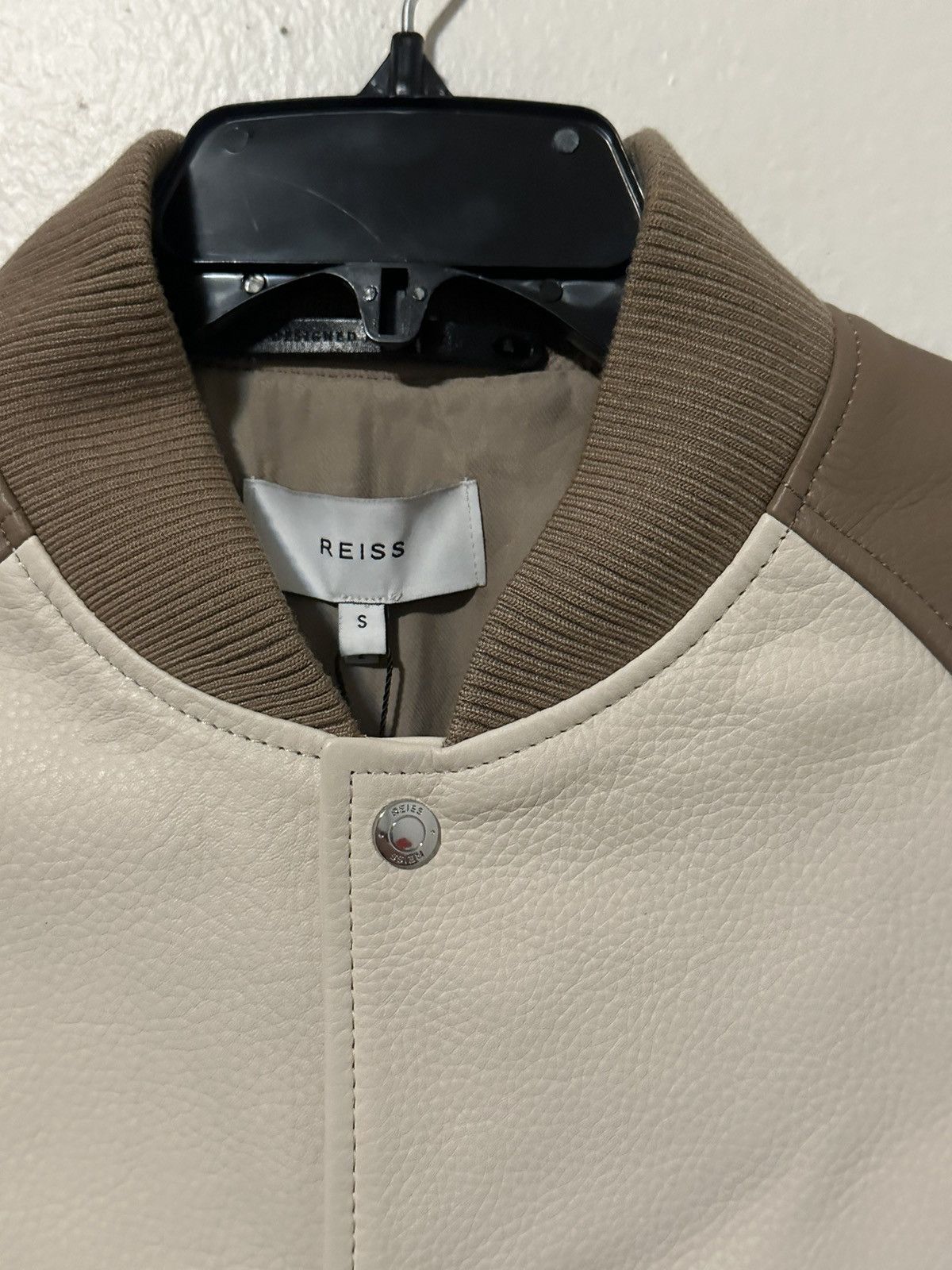 Reiss NWT men's leather jacket Size US S / EU 44-46 / 1 - 6 Thumbnail