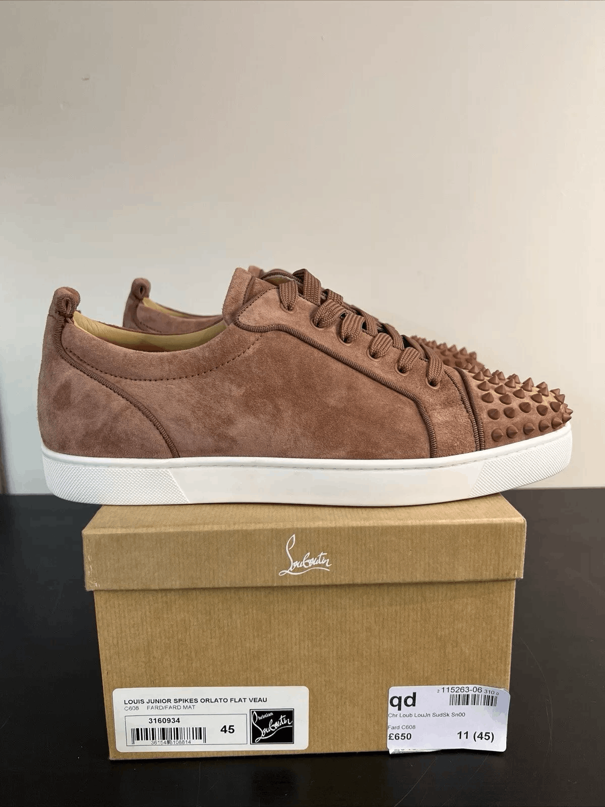Christian Louboutin Christian Louboutin Louis Junior Spikes EU 45 RRP £650 Size US 12 / EU 45 - 1 Thumbnail
