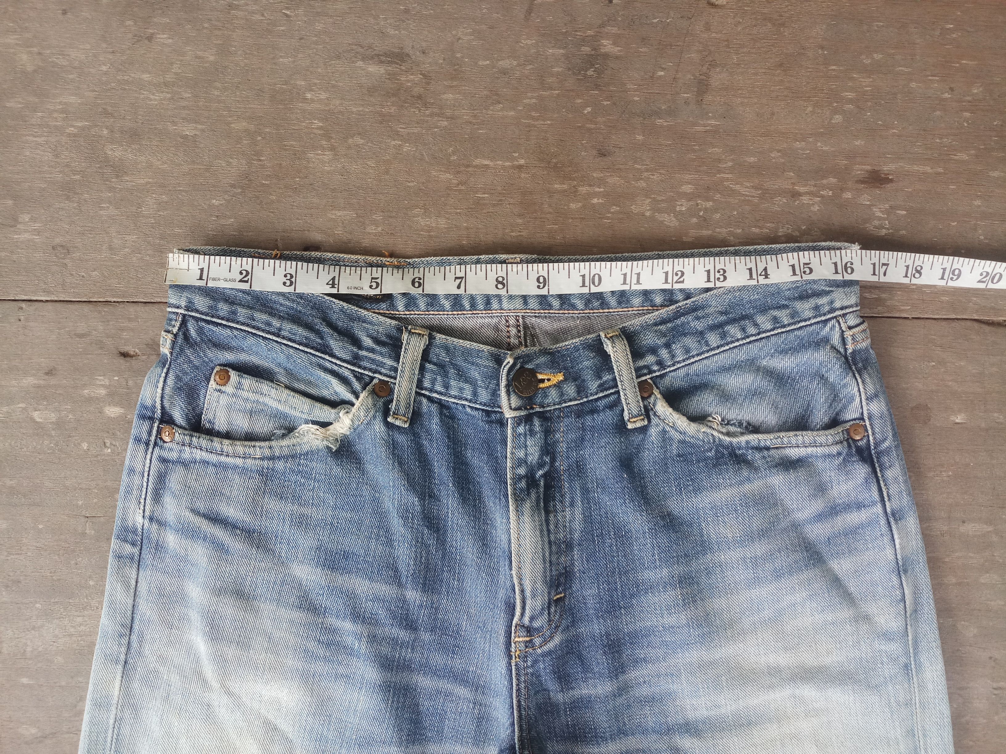 Lee Ripped ,Vintage Lee Bell bottom W32 L33,Low rise W34 Size US 32 / EU 48 - 3 Thumbnail