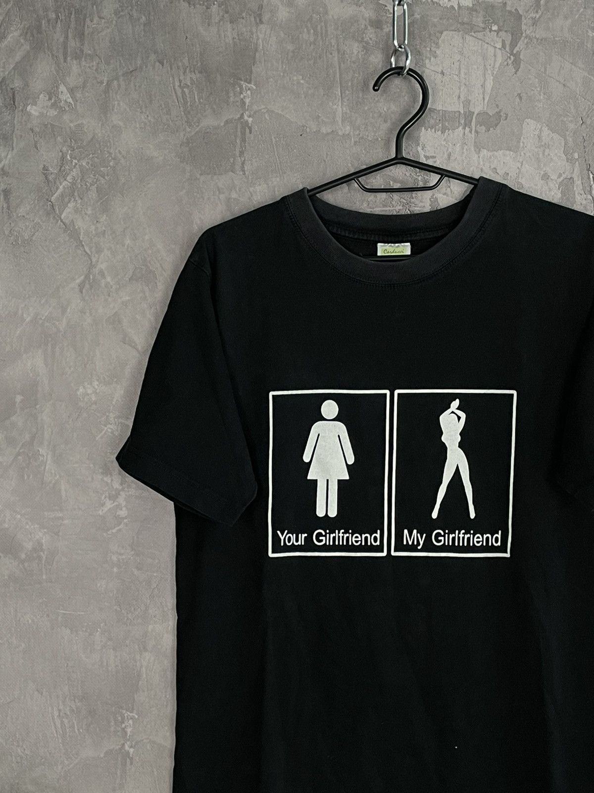 Other Vintage Y2K humor your girlfriend my girlfriend tee t shirt Size US M / EU 48-50 / 2 - 3 Thumbnail